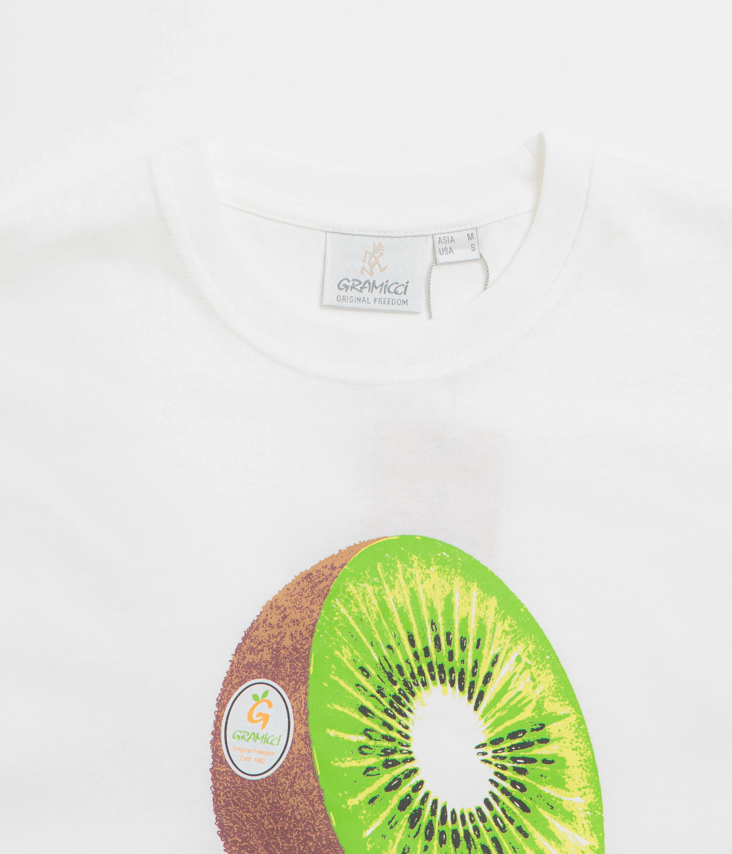 Gramicci Kiwi T-Shirt - White Comfort Design