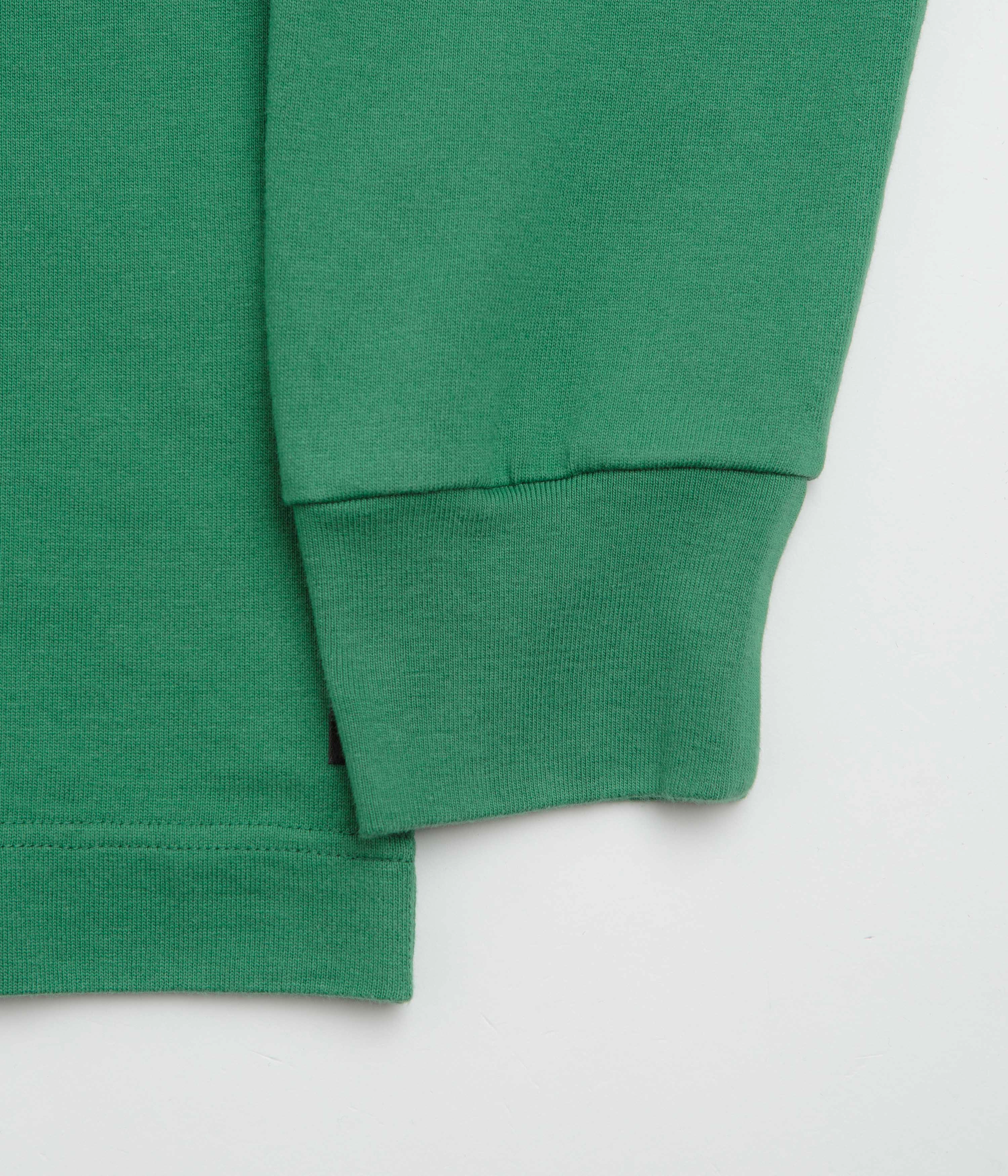 Coastal Vibes Gramicci Langdon Rugby Shirt - Cerulean / Emerald