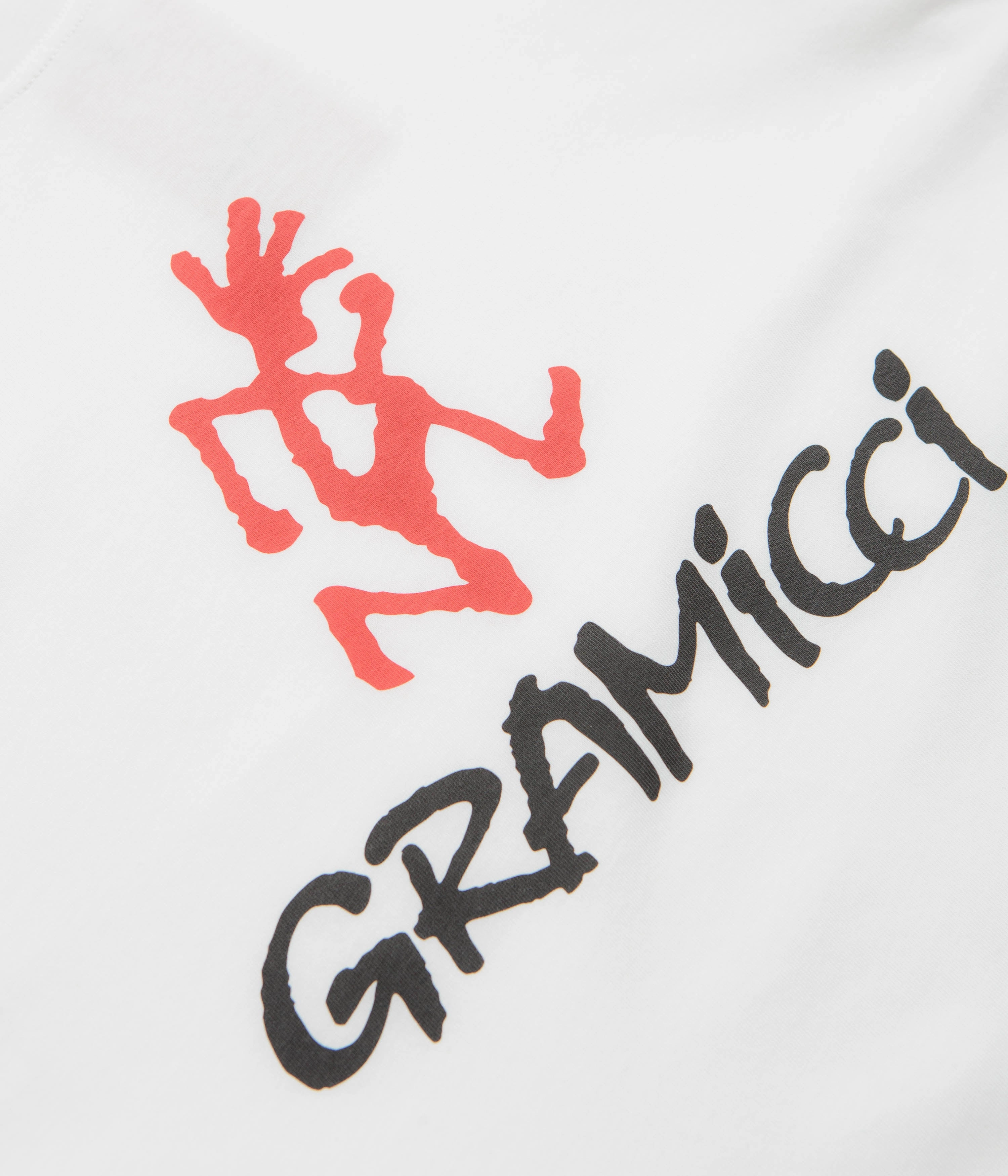 Sublimation Resistant Fabric Chill Vibes Gramicci Logo T-Shirt - White