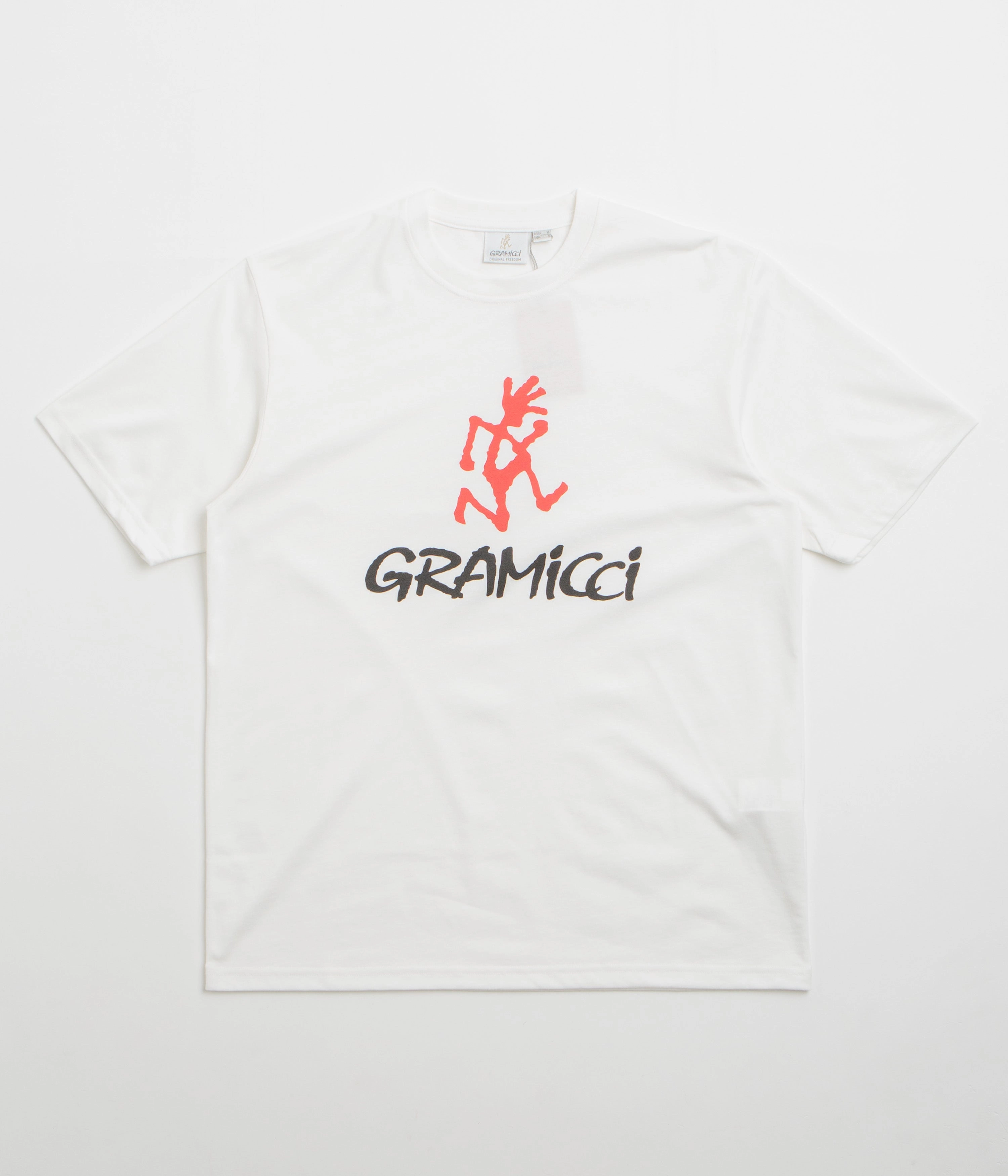 Gramicci Logo T-Shirt - White Elegant Detail Premium Cotton