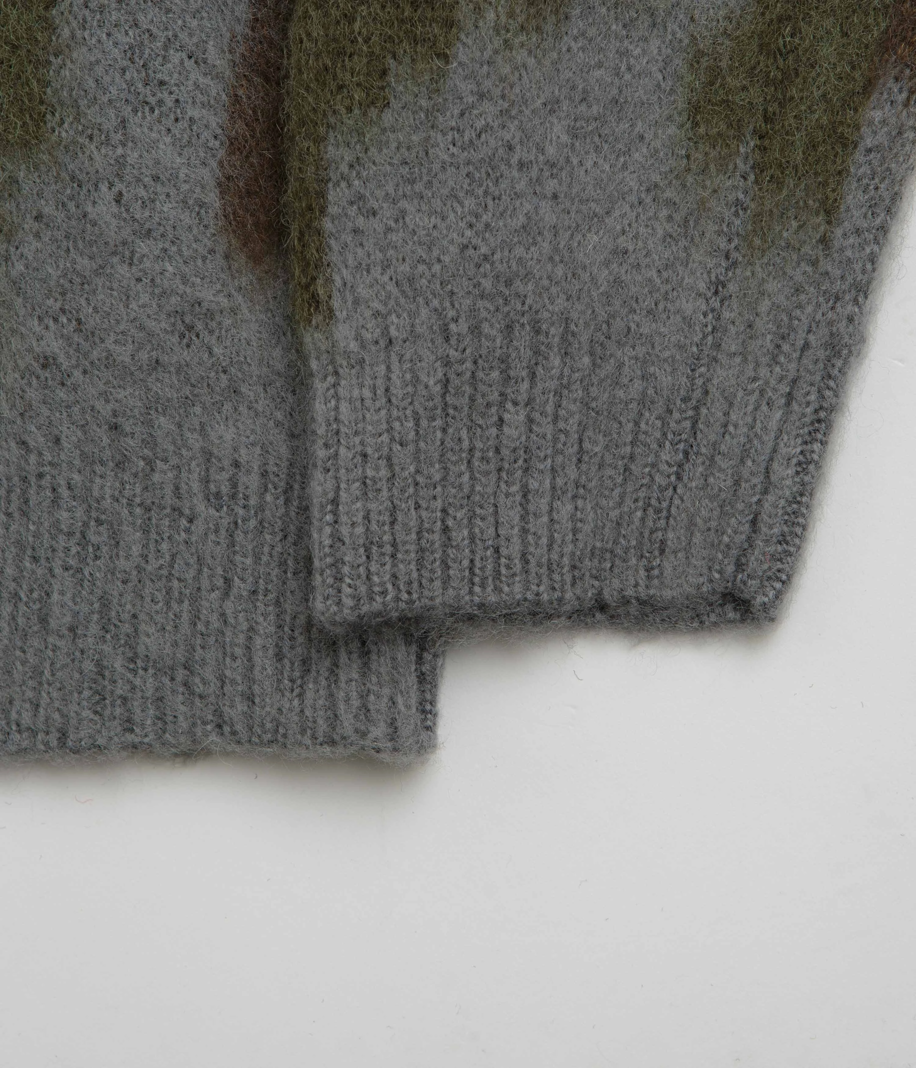 Gramicci Mohair Cardigan - Jungle Digi Camo Layering Piece