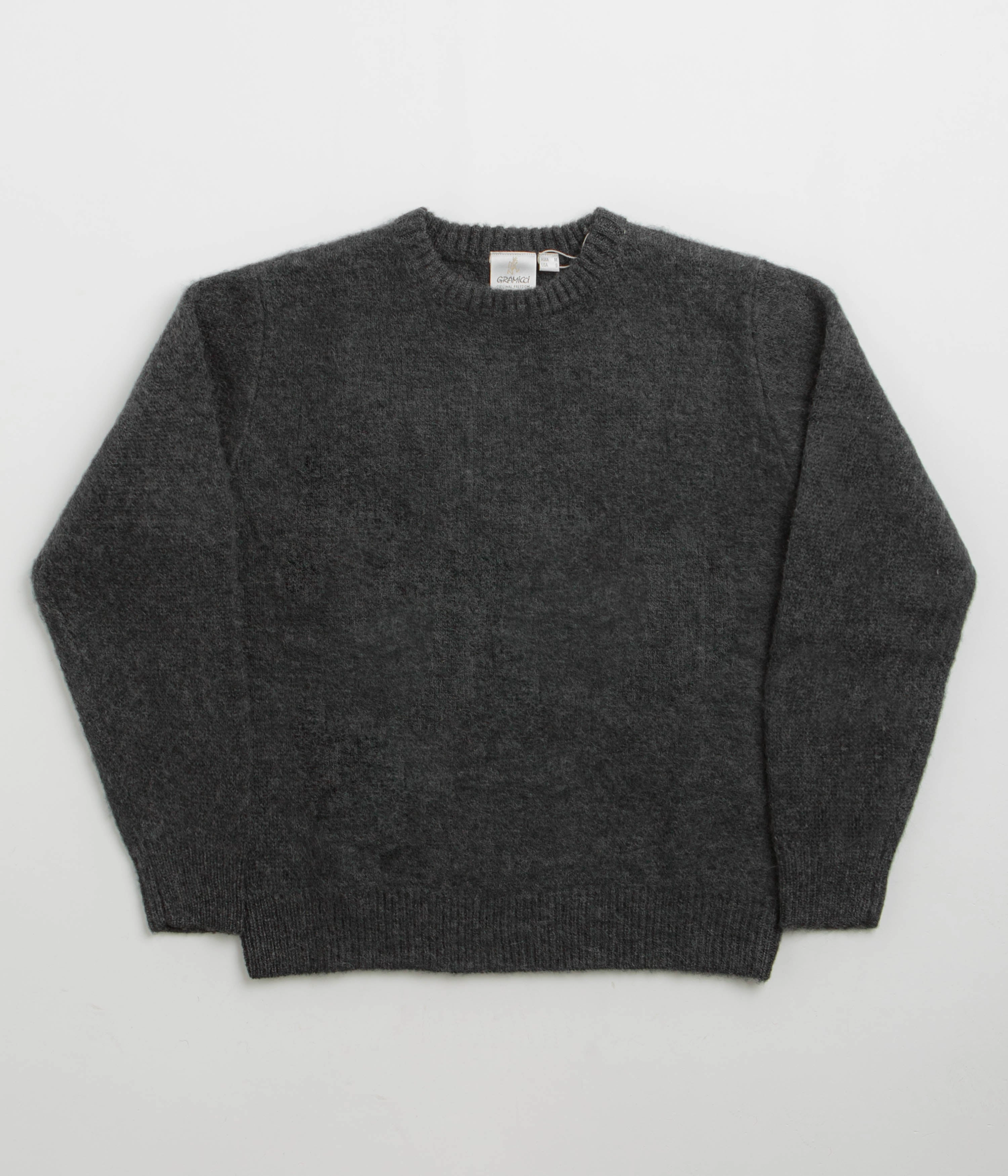 Chill Apparel Gramicci Mohair Crewneck Sweatshirt - Charcoal