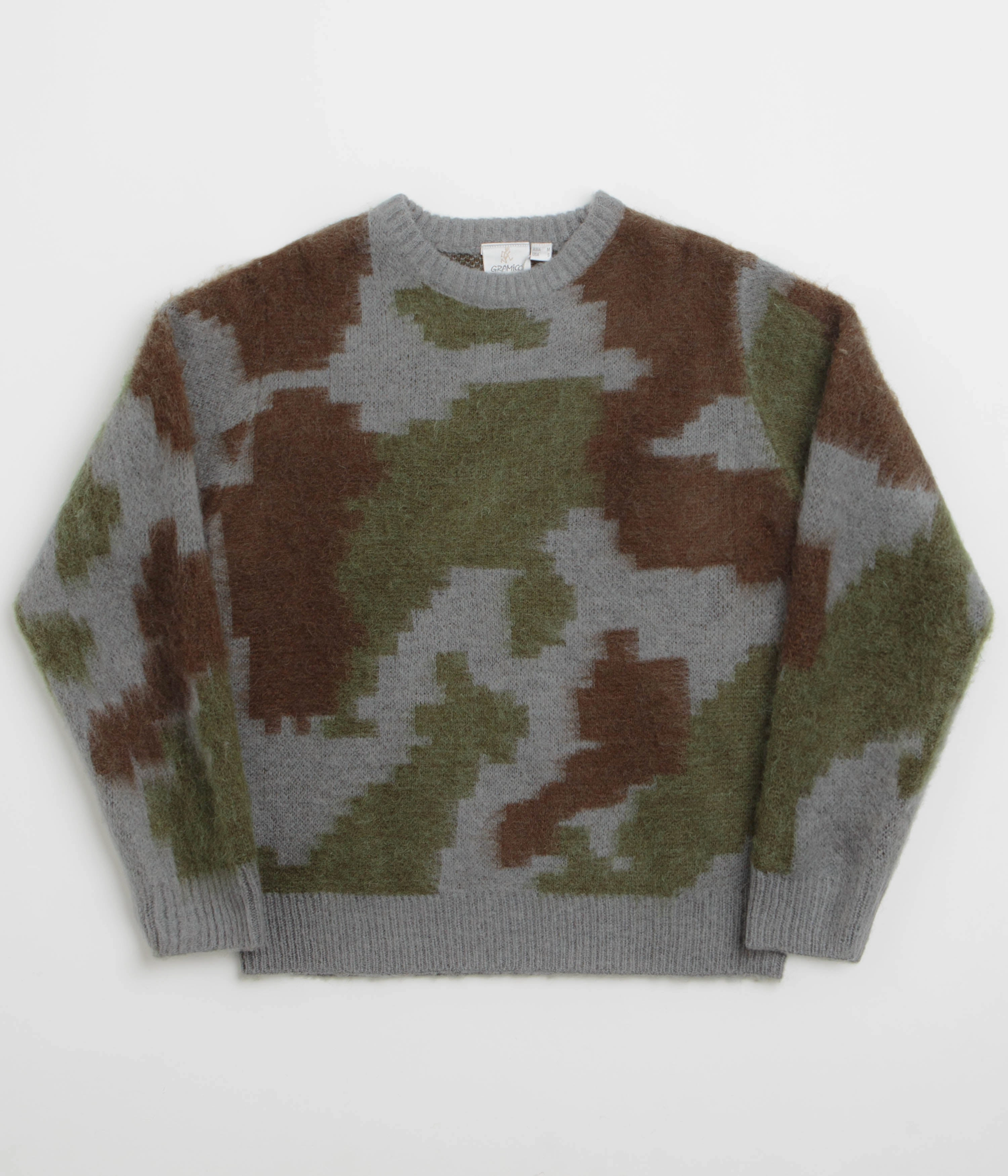 Classic Relaxed Gramicci Mohair Crewneck Sweatshirt - Jungle Digi Camo
