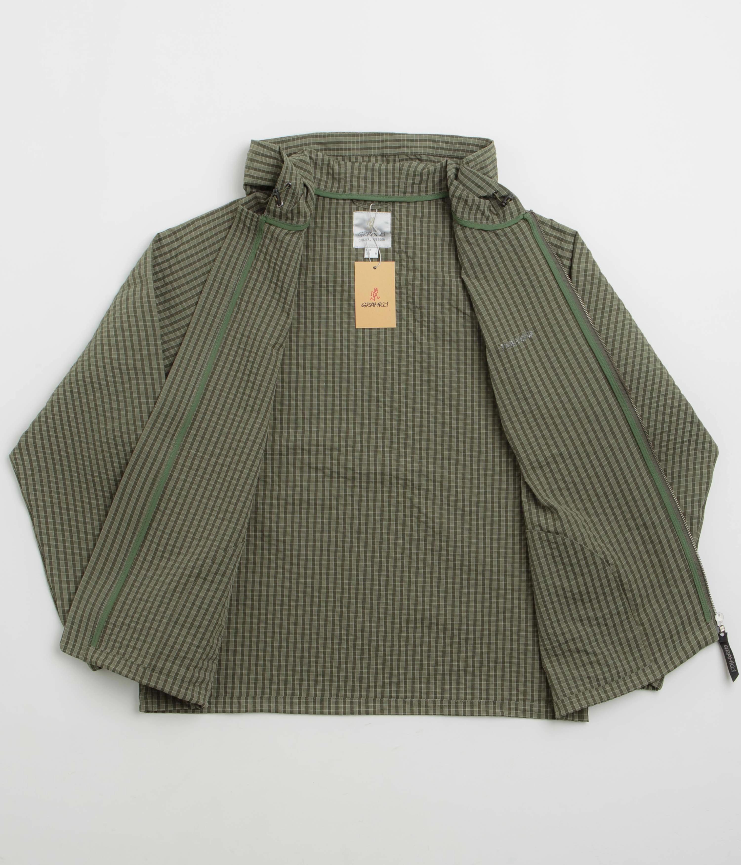 Gramicci Northside Plaid Jacket - Olive Perfection