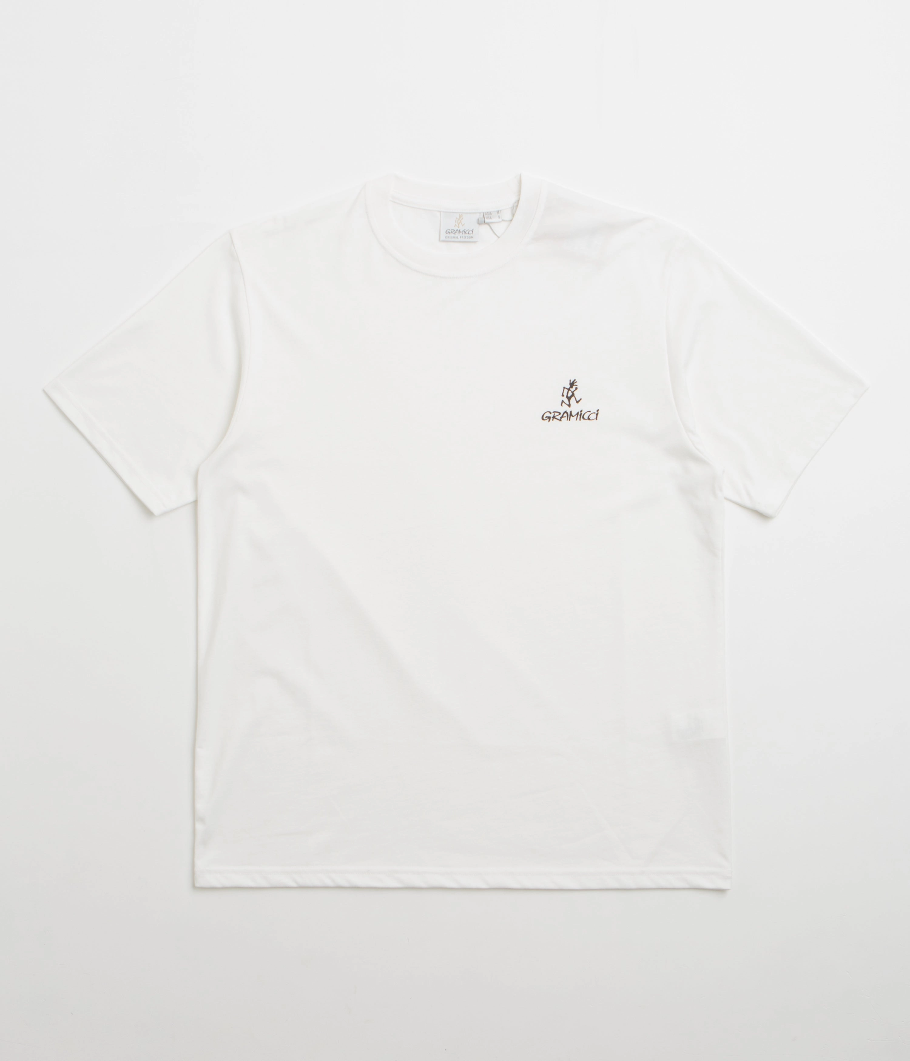 Chilly Day Wear Gramicci One Point Logo T-Shirt - White