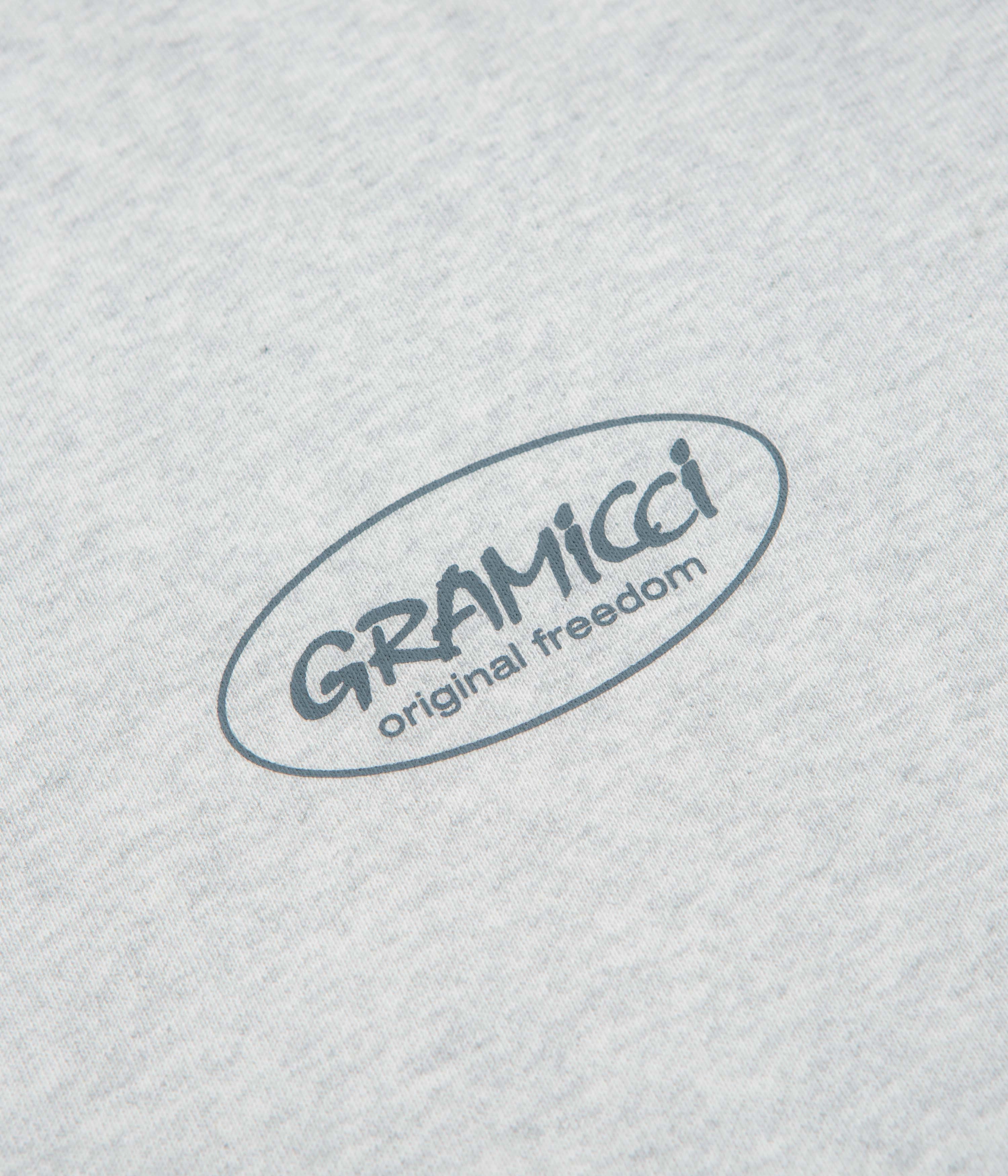 Gramicci Original Freedom Crewneck Sweatshirt - Heather Ash Easy Layer Yoga Friendly