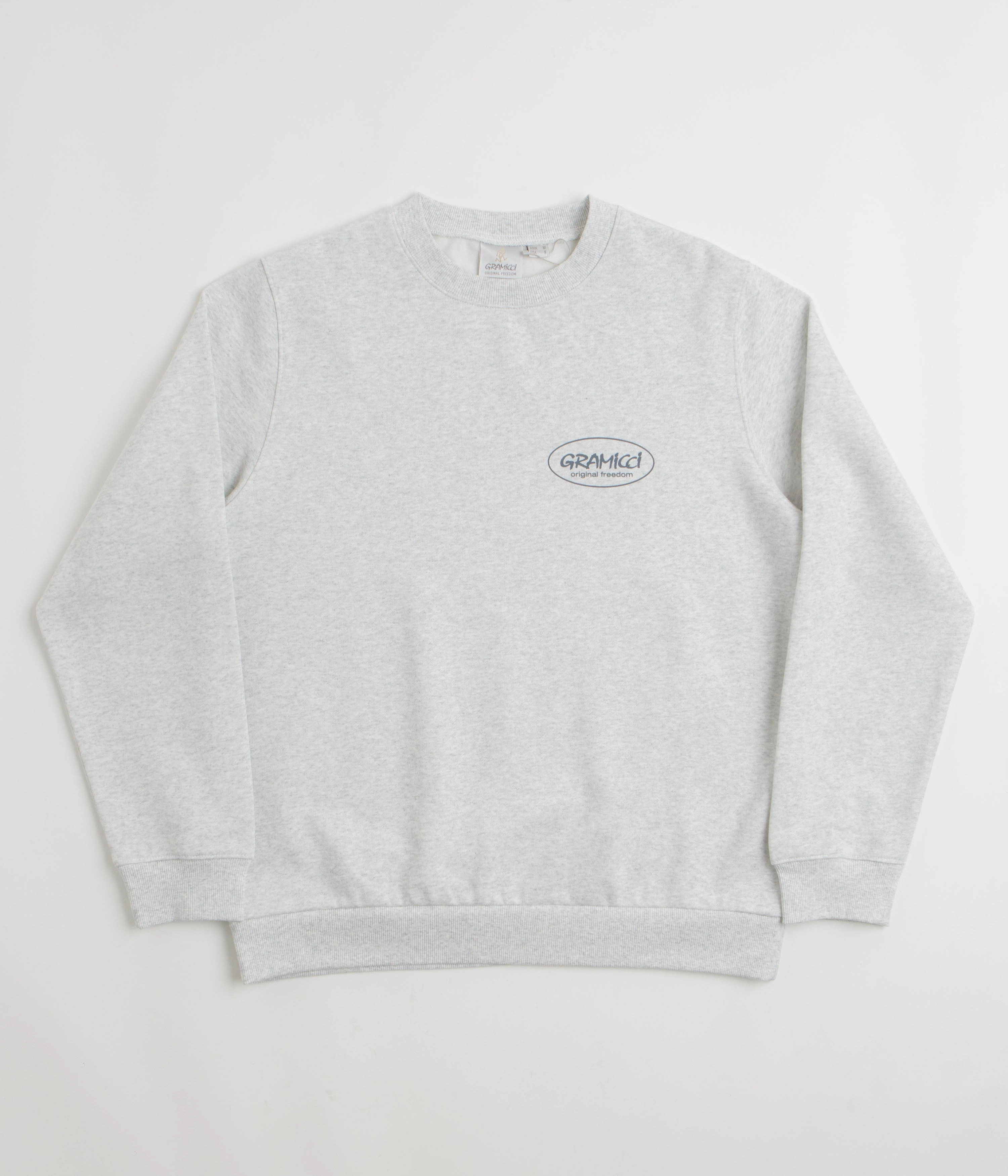 appropriate for weekdays product swimming suitable buoyancy Gramicci Original Freedom Crewneck Sweatshirt - Heather Ash