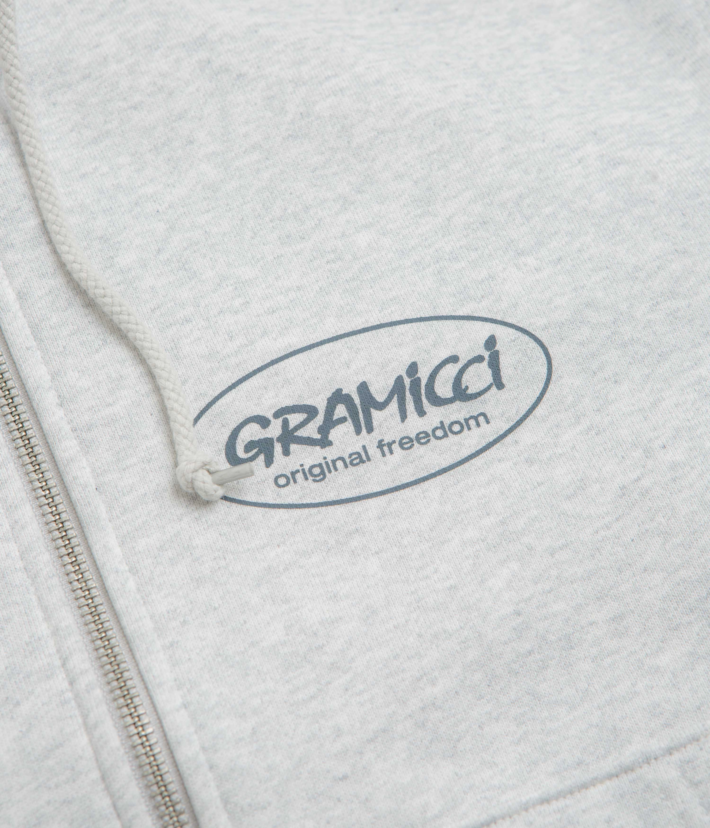 Ringtail possum like Gramicci Original Freedom Full Zip Hoodie - Heather Ash