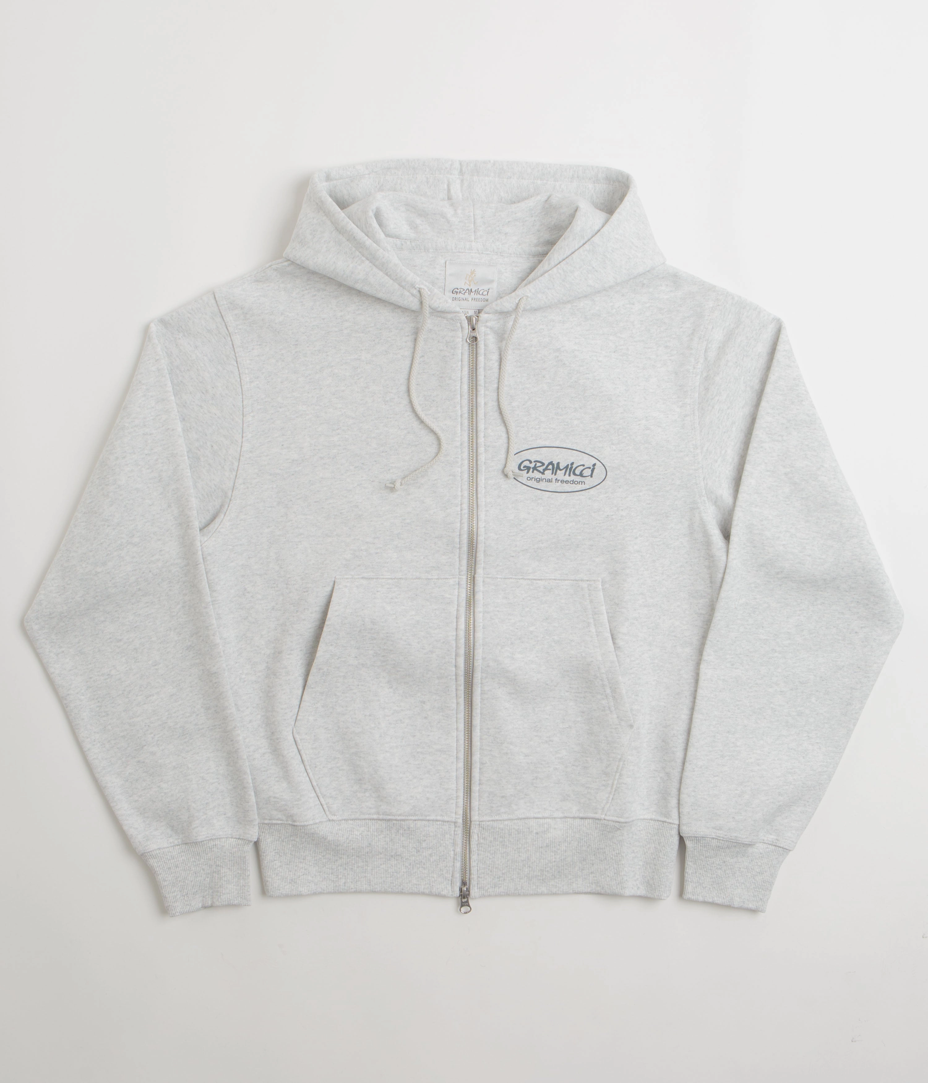Gramicci Original Freedom Full Zip Hoodie - Heather Ash Deer like Monogrammable