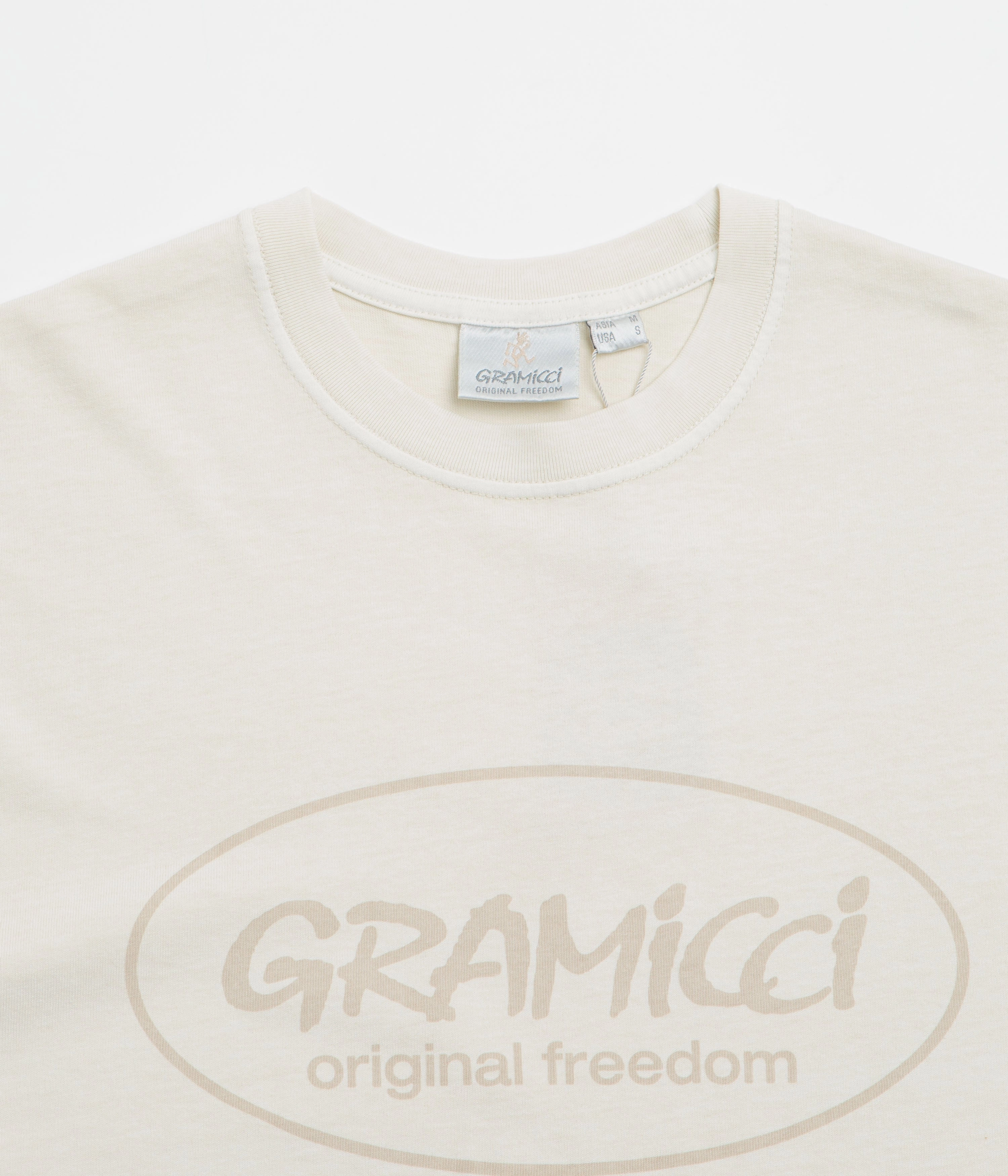 Gramicci Original Freedom T-Shirt - Natural Pigment Recycled Polyester Thread