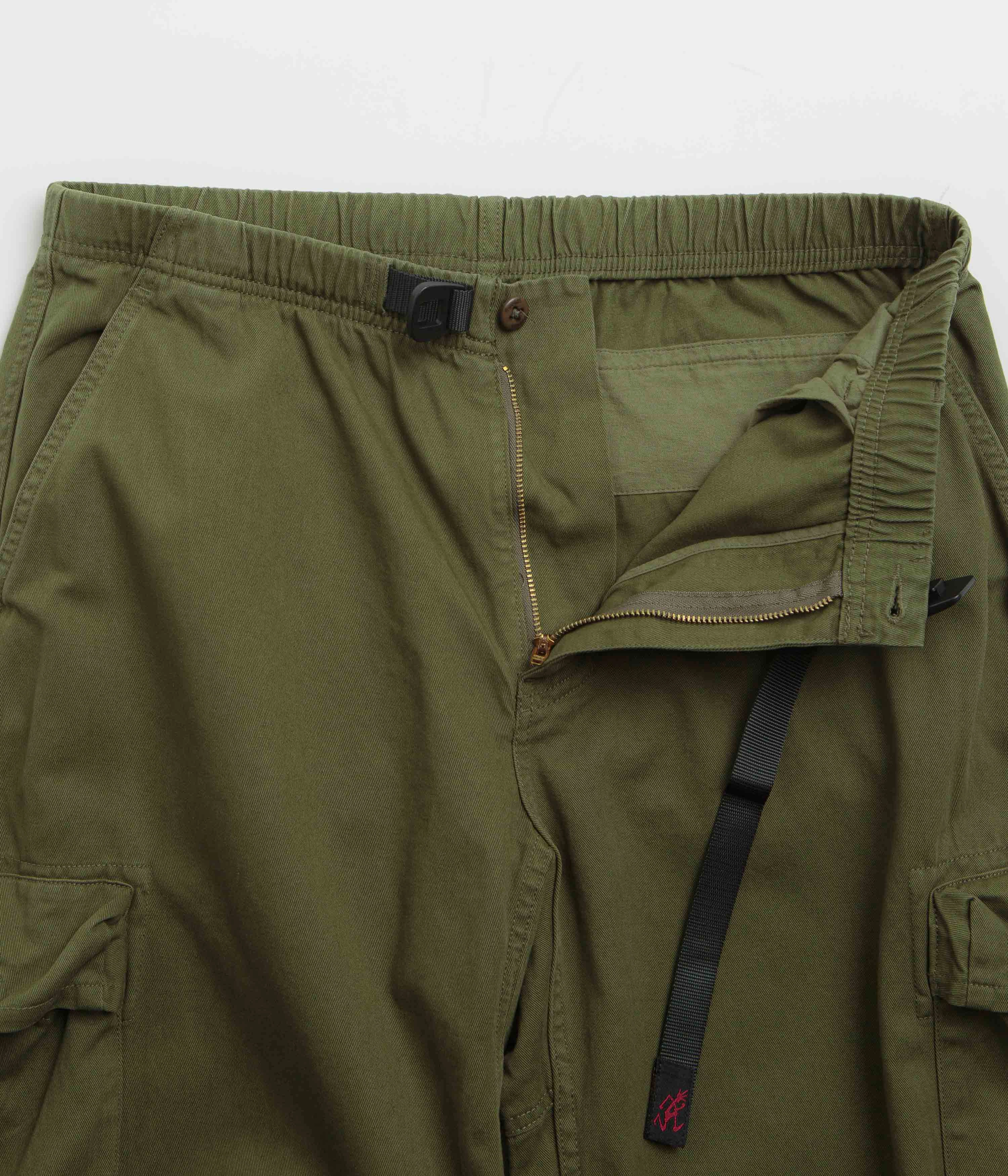 Gramicci Rig Cargo Pants - Olive High Density Weave CompressionSupport