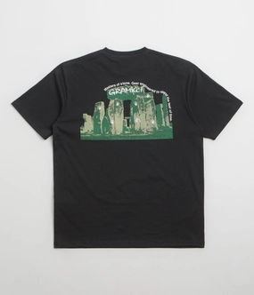 EnhancedDurabilityFinish Lightweight Weave Gramicci Stonehenge T-Shirt - Vintage Black