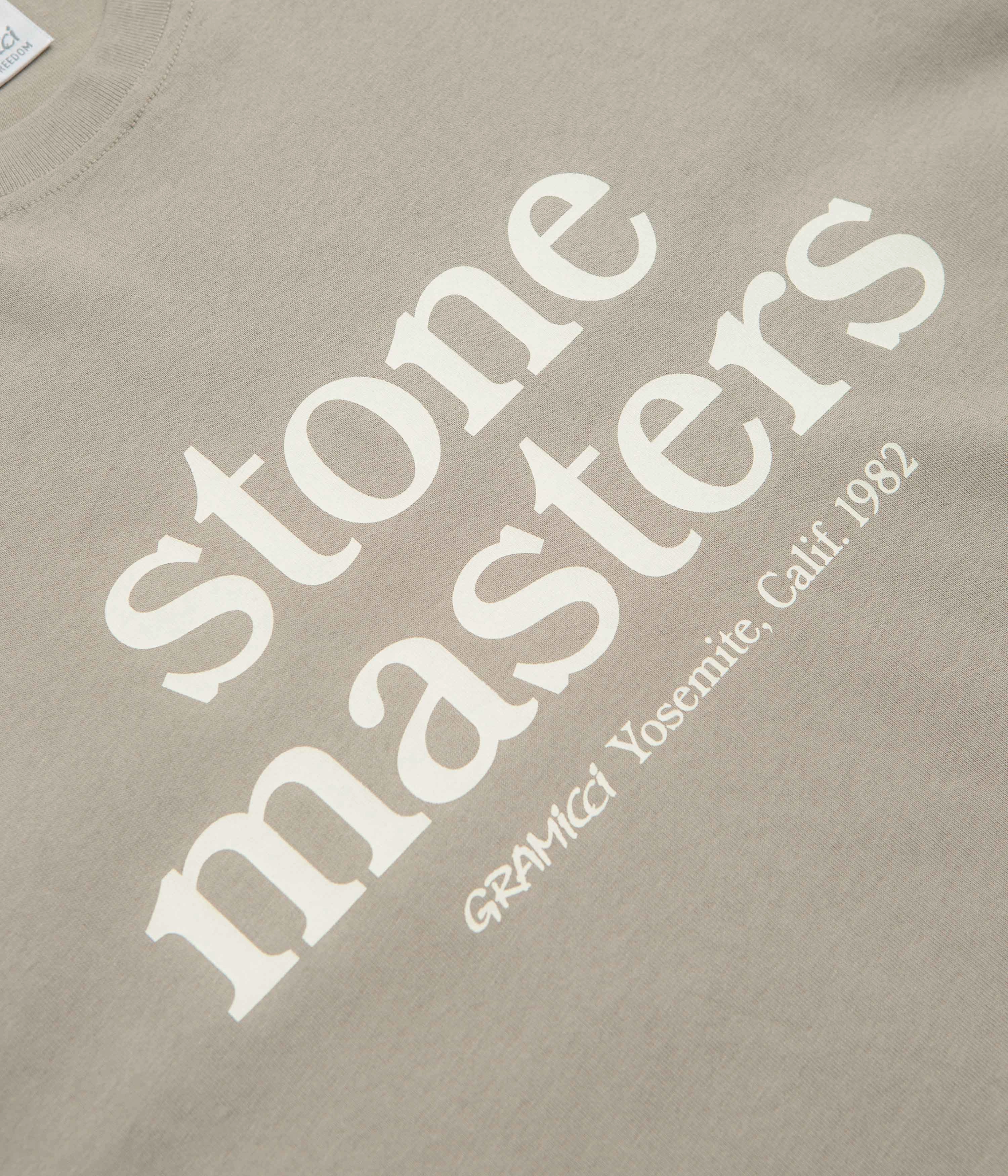 Chilly Day Wear Geometric precision Gramicci Stonemasters T-Shirt - Khaki