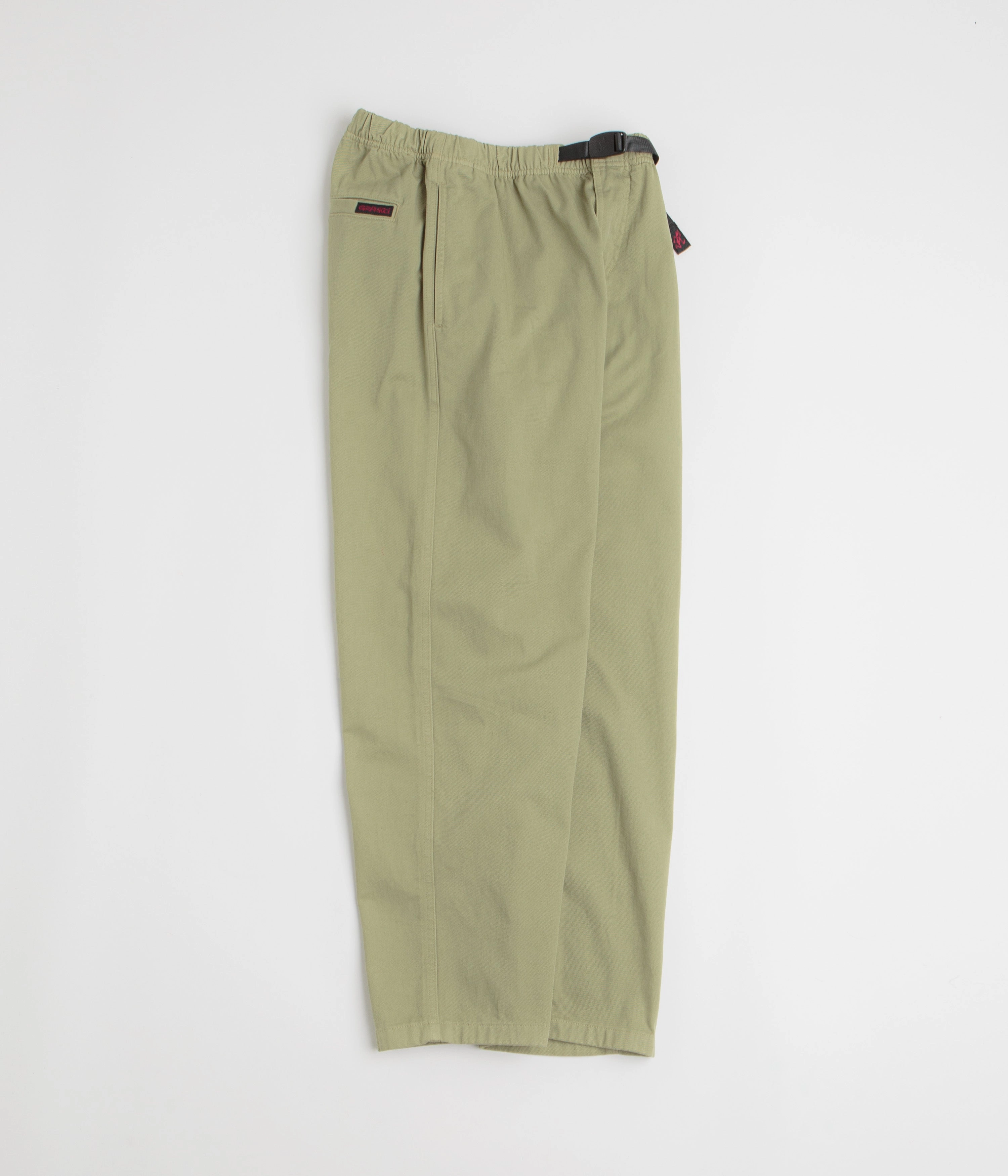 Rayon drape RecycledPolyester Gramicci Straight Fit G Pants - Cactus Pigment