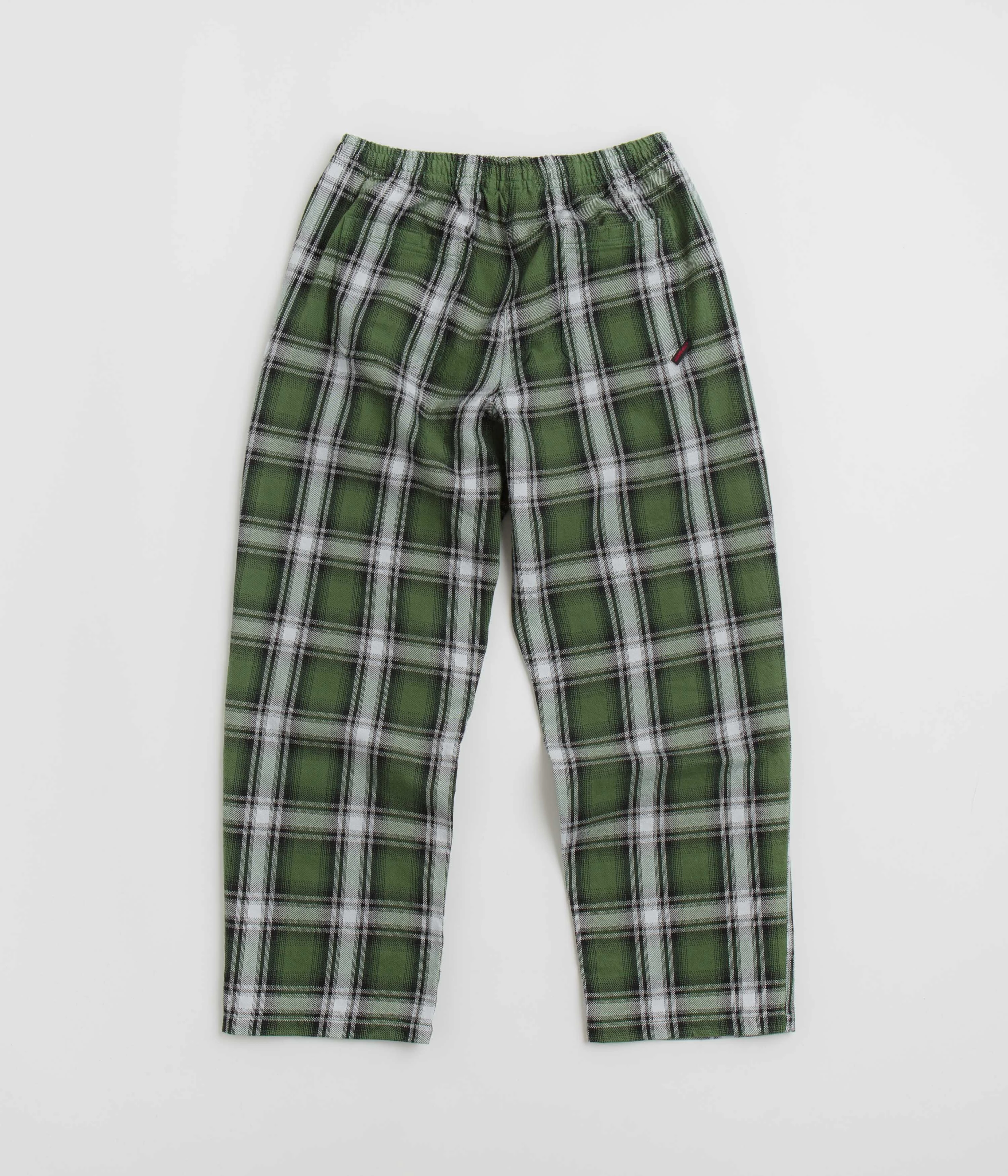 Gramicci Swell Flannel Checkered Pants - Big Check Layering Essential Relaxed Comfort Fit