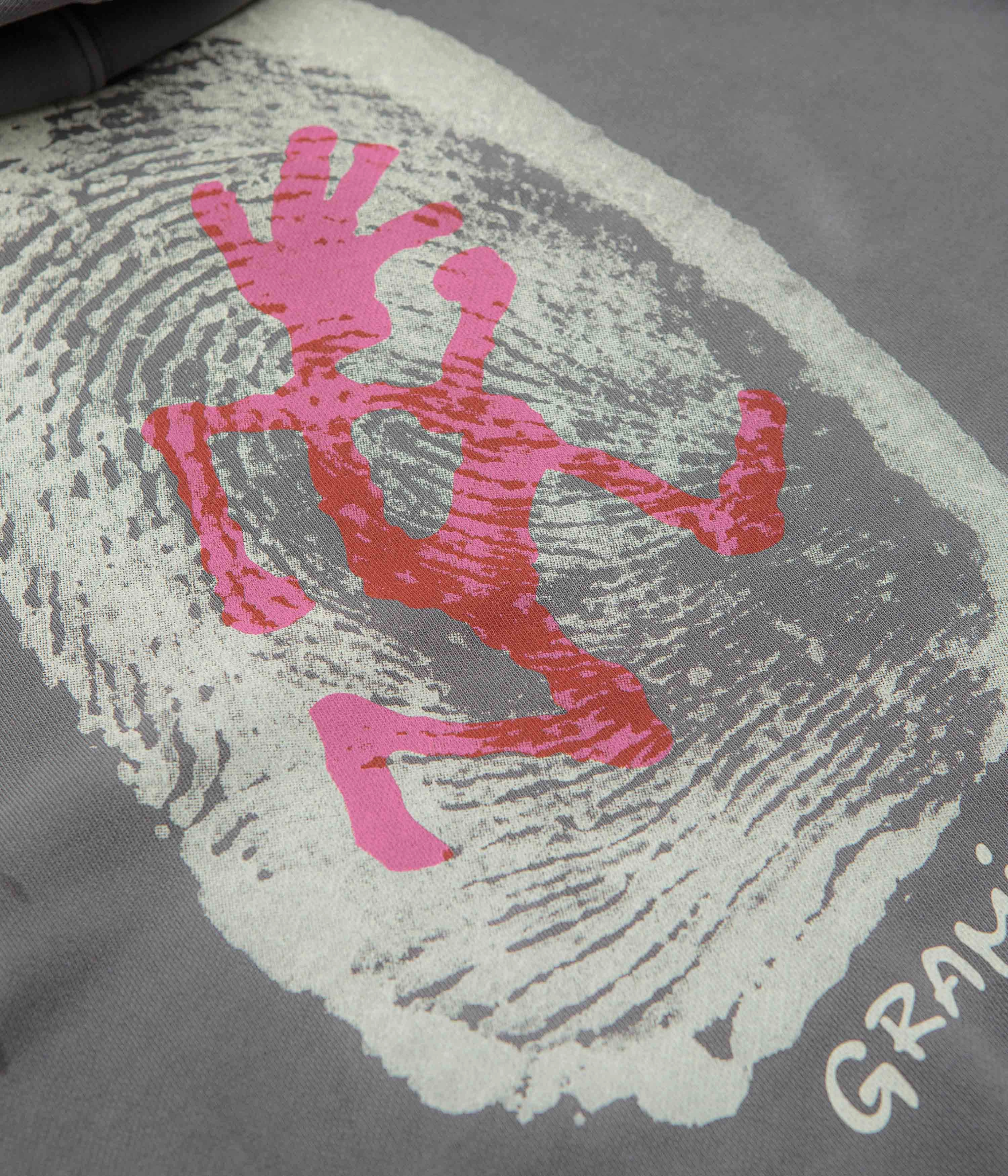 Tomboy look Lifestyle Mode Gramicci Thumbprint Hoodie - Charcoal Pigment
