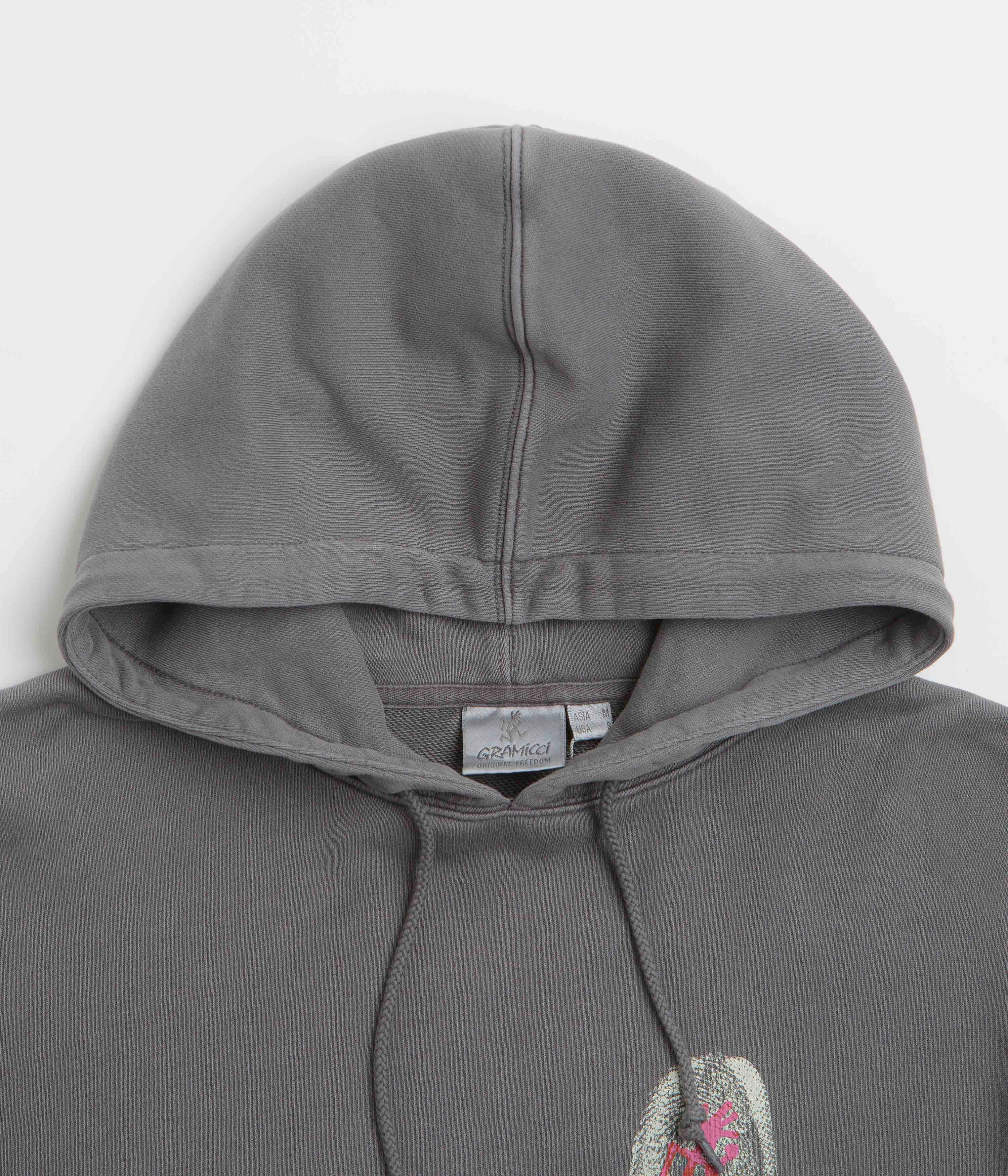 Gramicci Thumbprint Hoodie - Charcoal Pigment Sporty Outfit