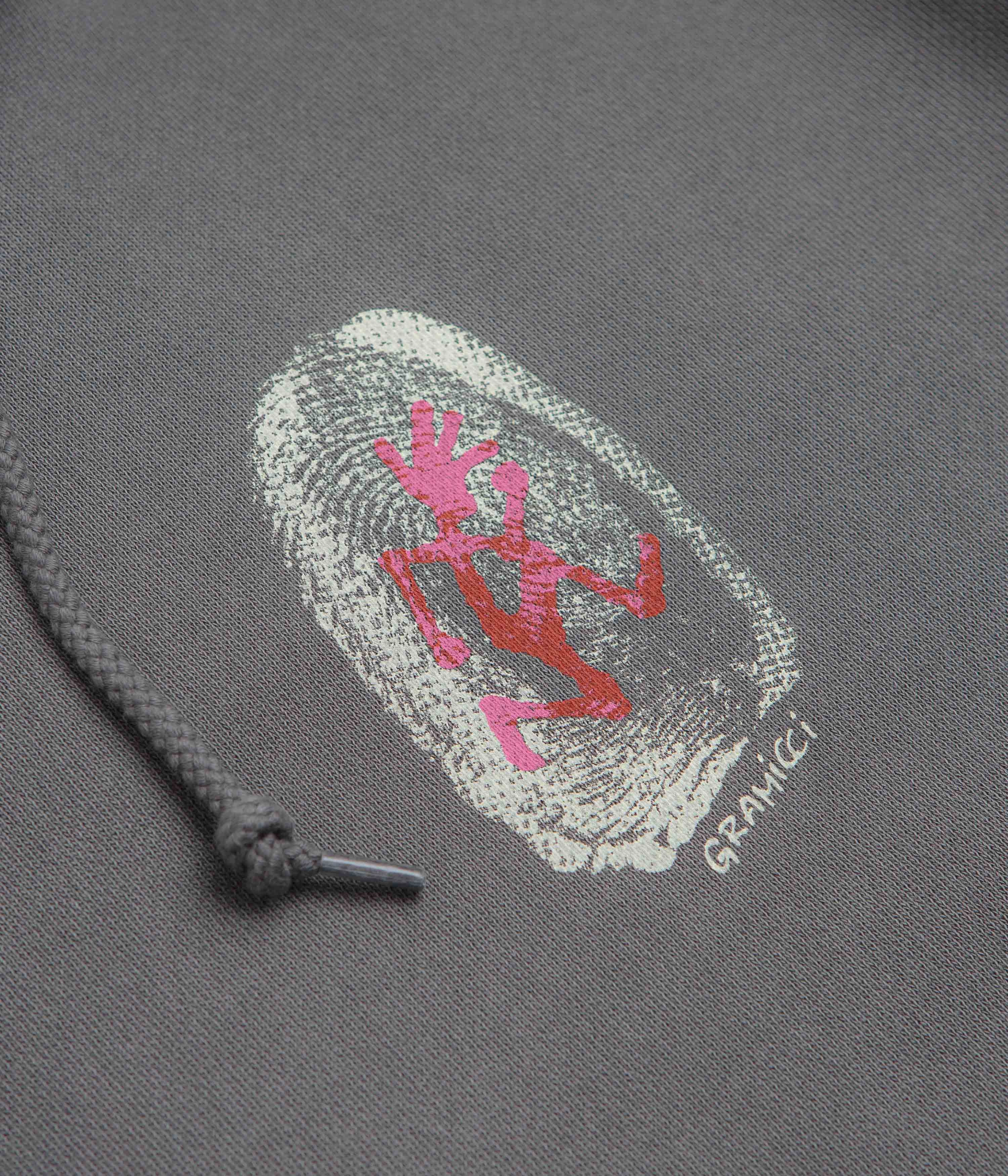 Travel Apparel Gramicci Thumbprint Hoodie - Charcoal Pigment