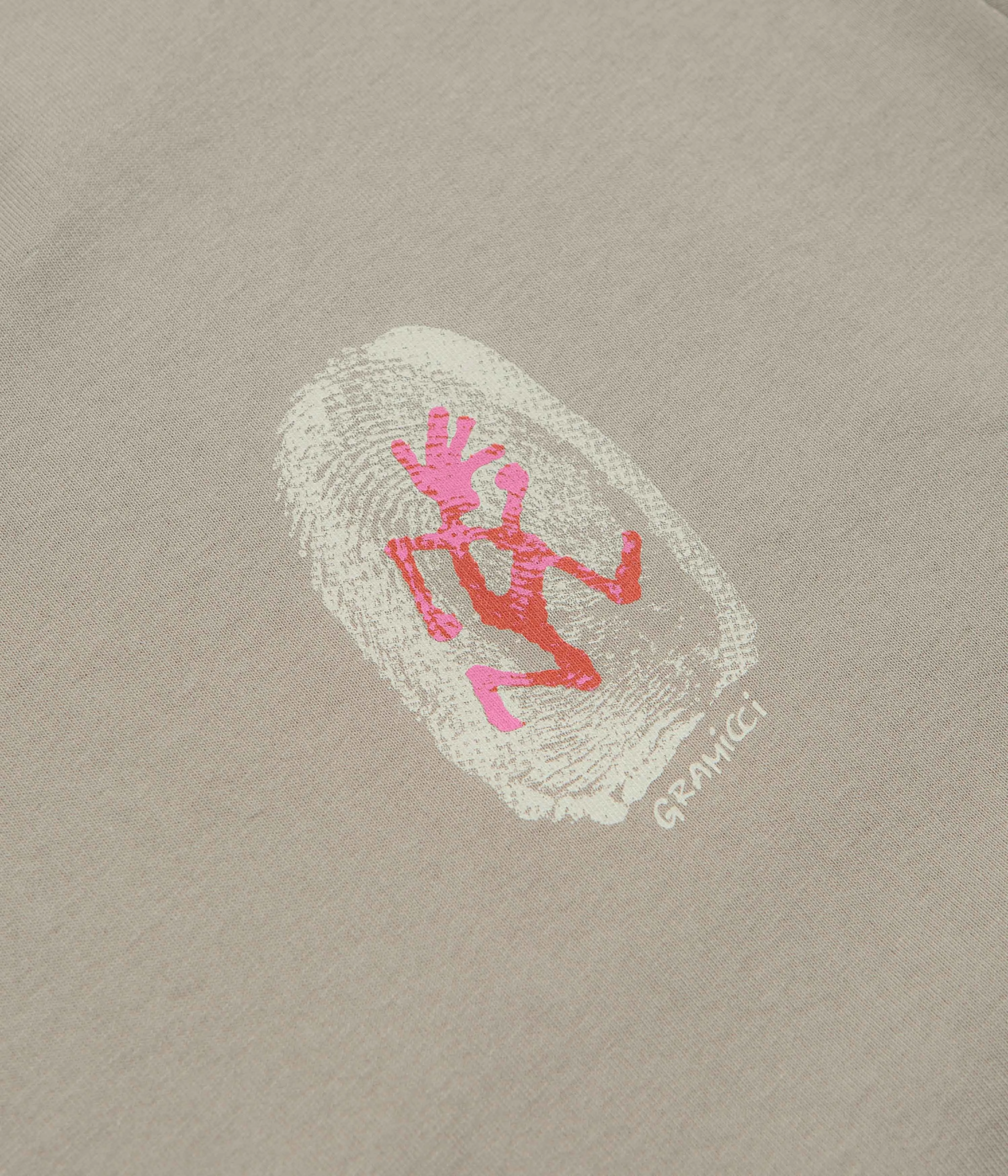 Cozy Layering Gramicci Thumbprint T-Shirt - Khaki