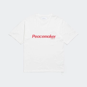 Low Impact Manufacturing Peacemaker Flower SS T-Shirt - Snow WhIte