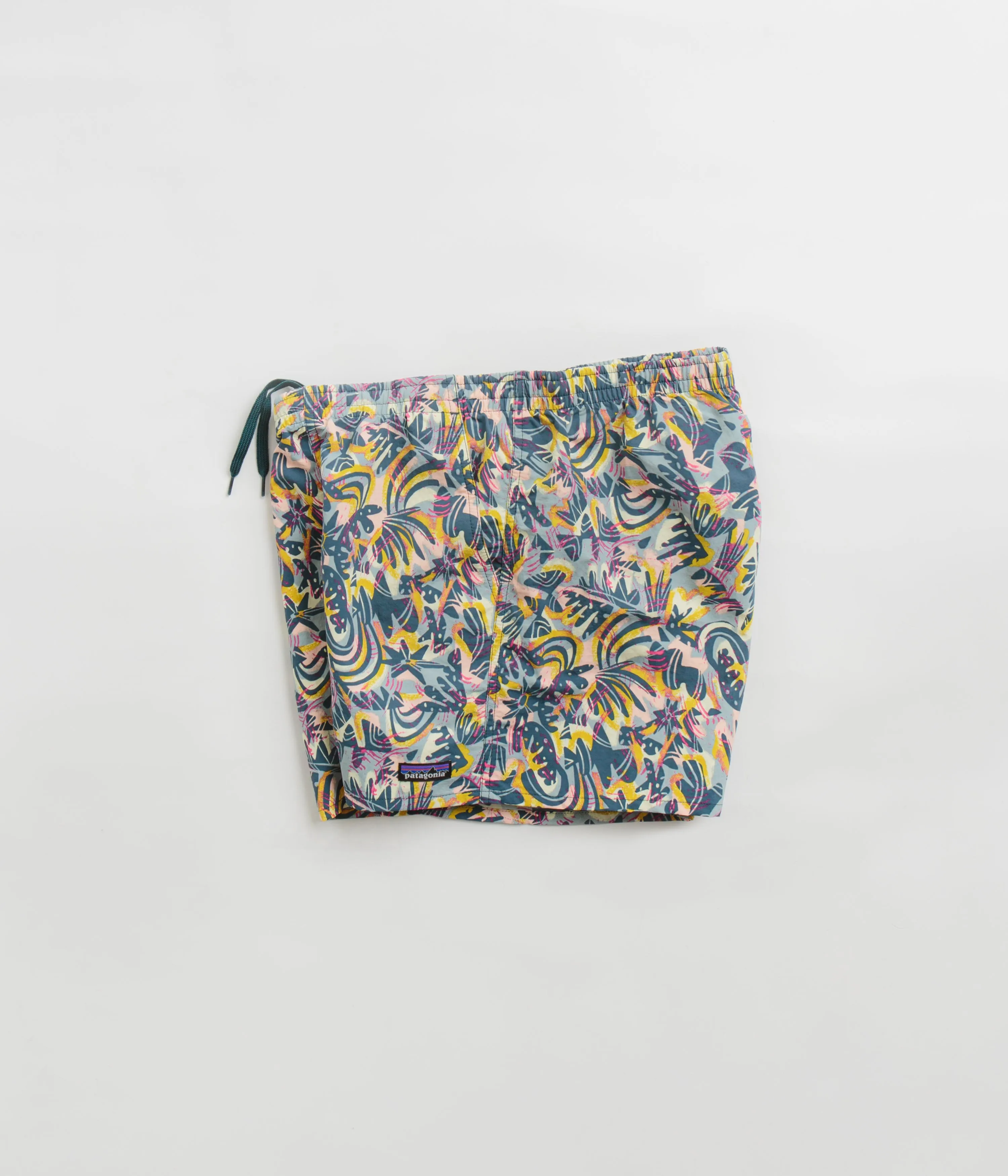 Patagonia Womens Baggies 5" Shorts - Wild Botanist: Tidal Teal Simple Style