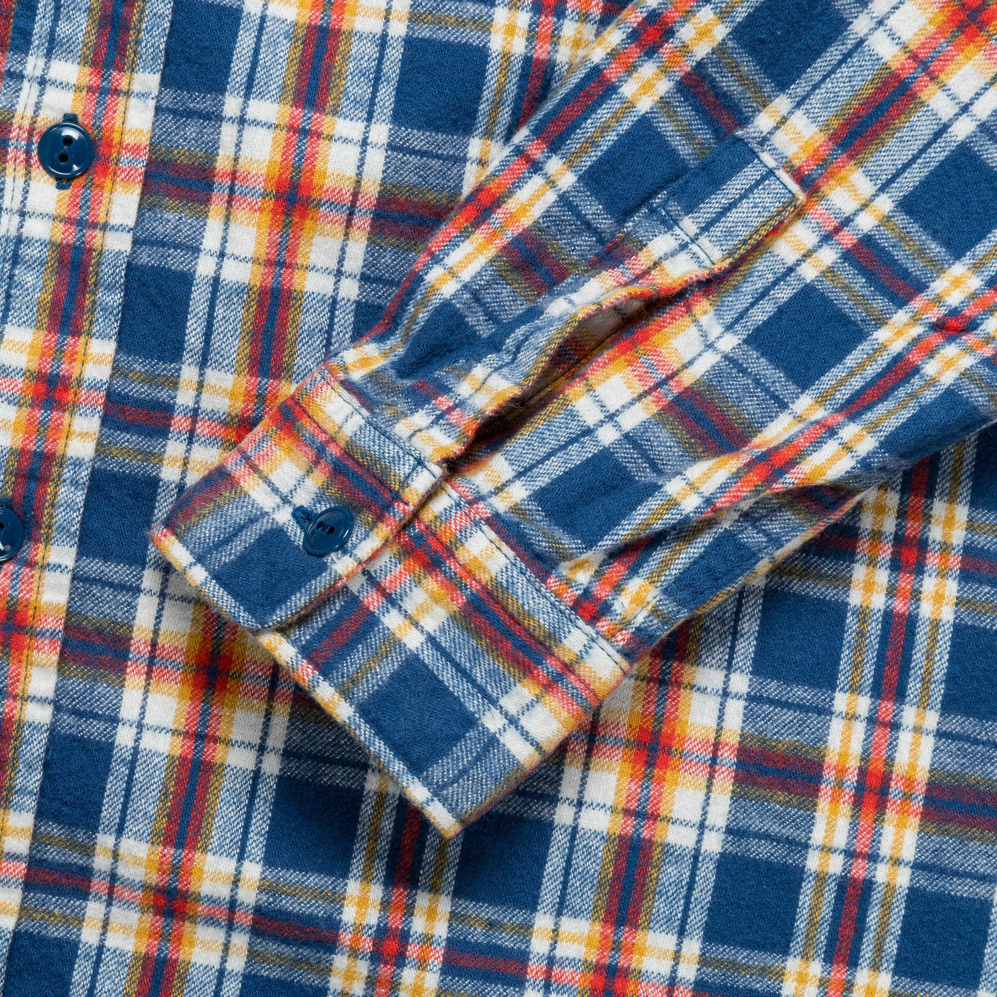GUIDE-SHT Brushed Flannel - Blue Casual Friday Professional Look