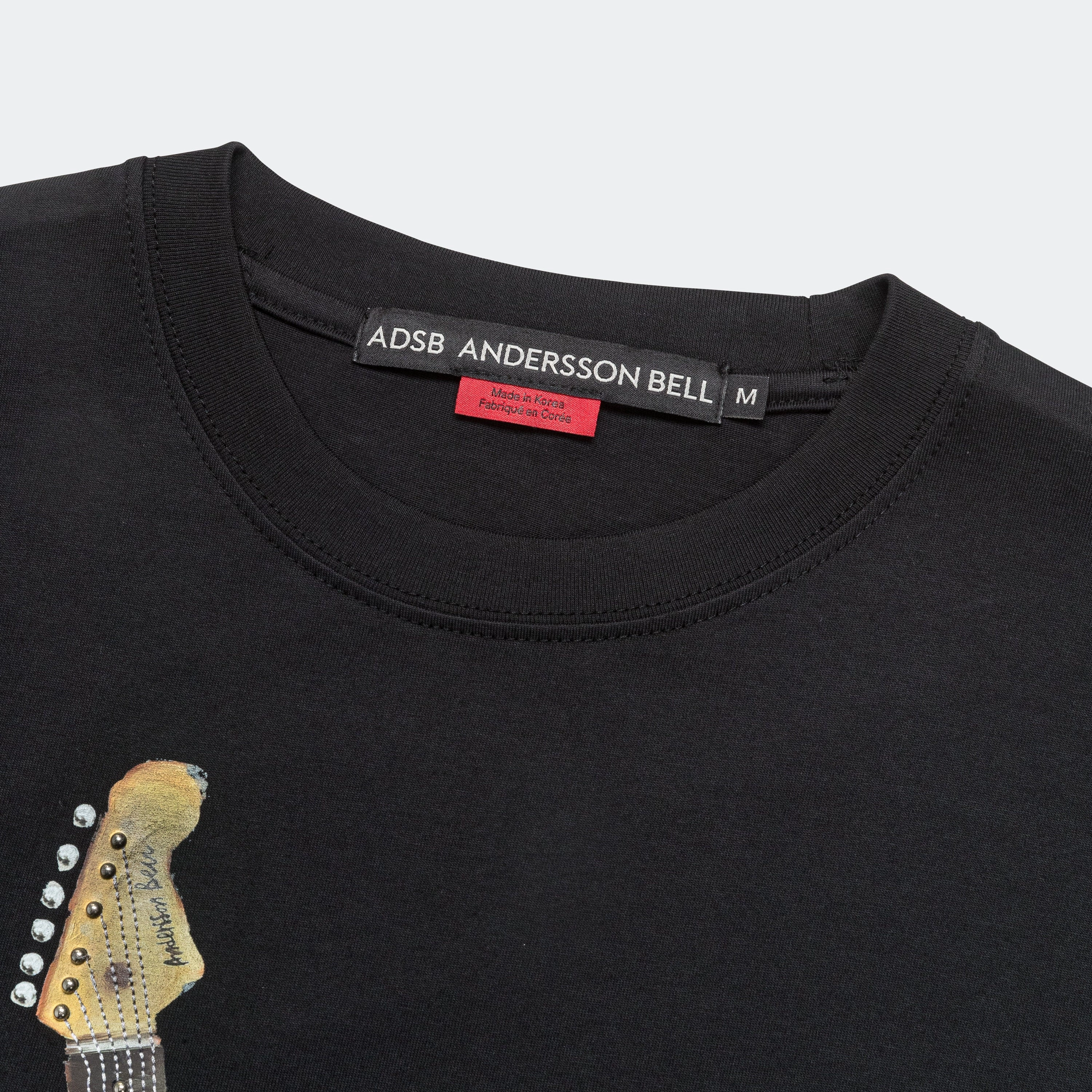 anniversary Guitar T-Shirt - Black