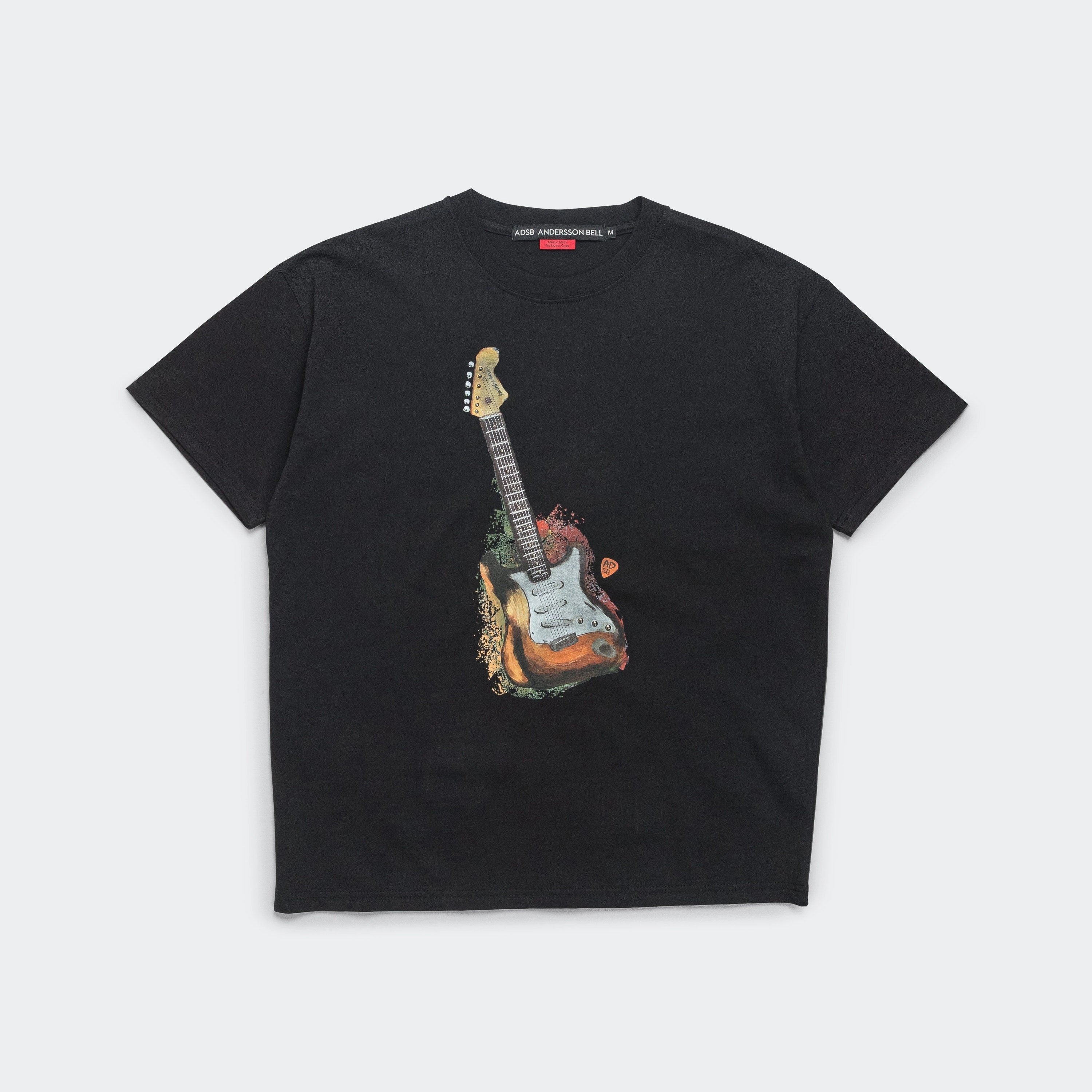 Guitar T-Shirt - Black Cashmere combination