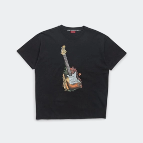 Guitar T-Shirt - Black Cashmere combination