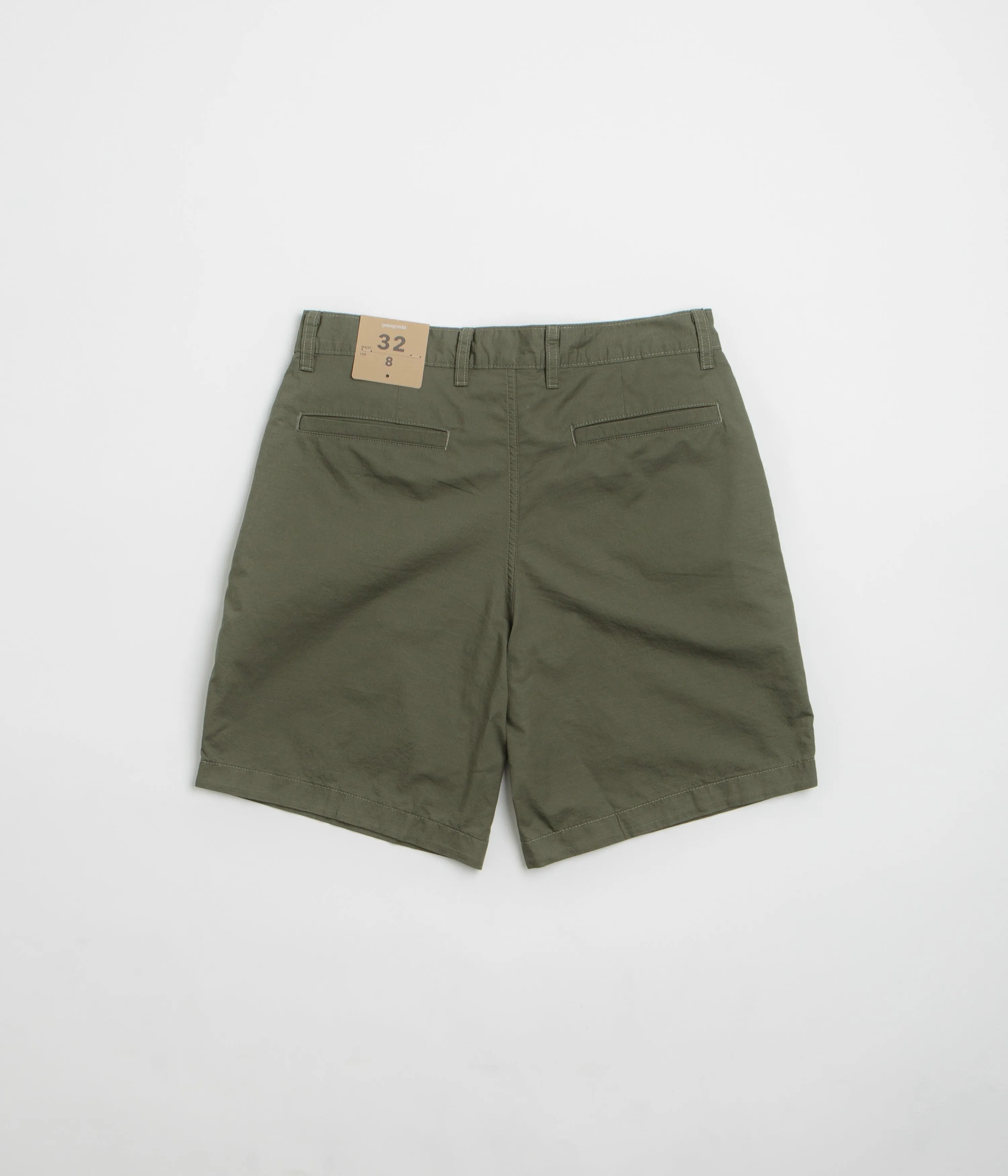 Patagonia Lightweight All-Wear Hemp 8" Shorts - Basin Green Quick Access Pockets