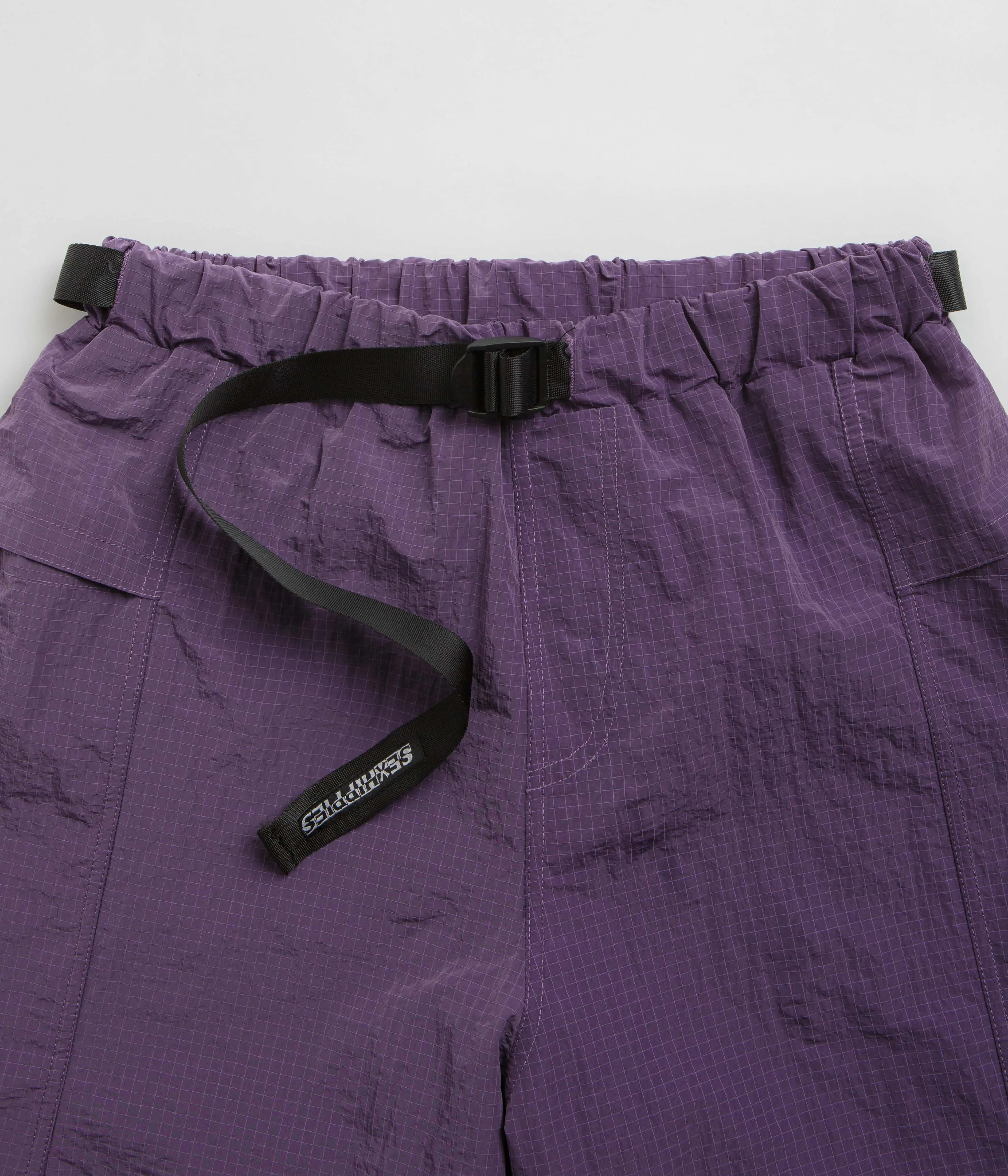 Sexhippies Rapids Shorts - Purple Wrinkle Resistant Material