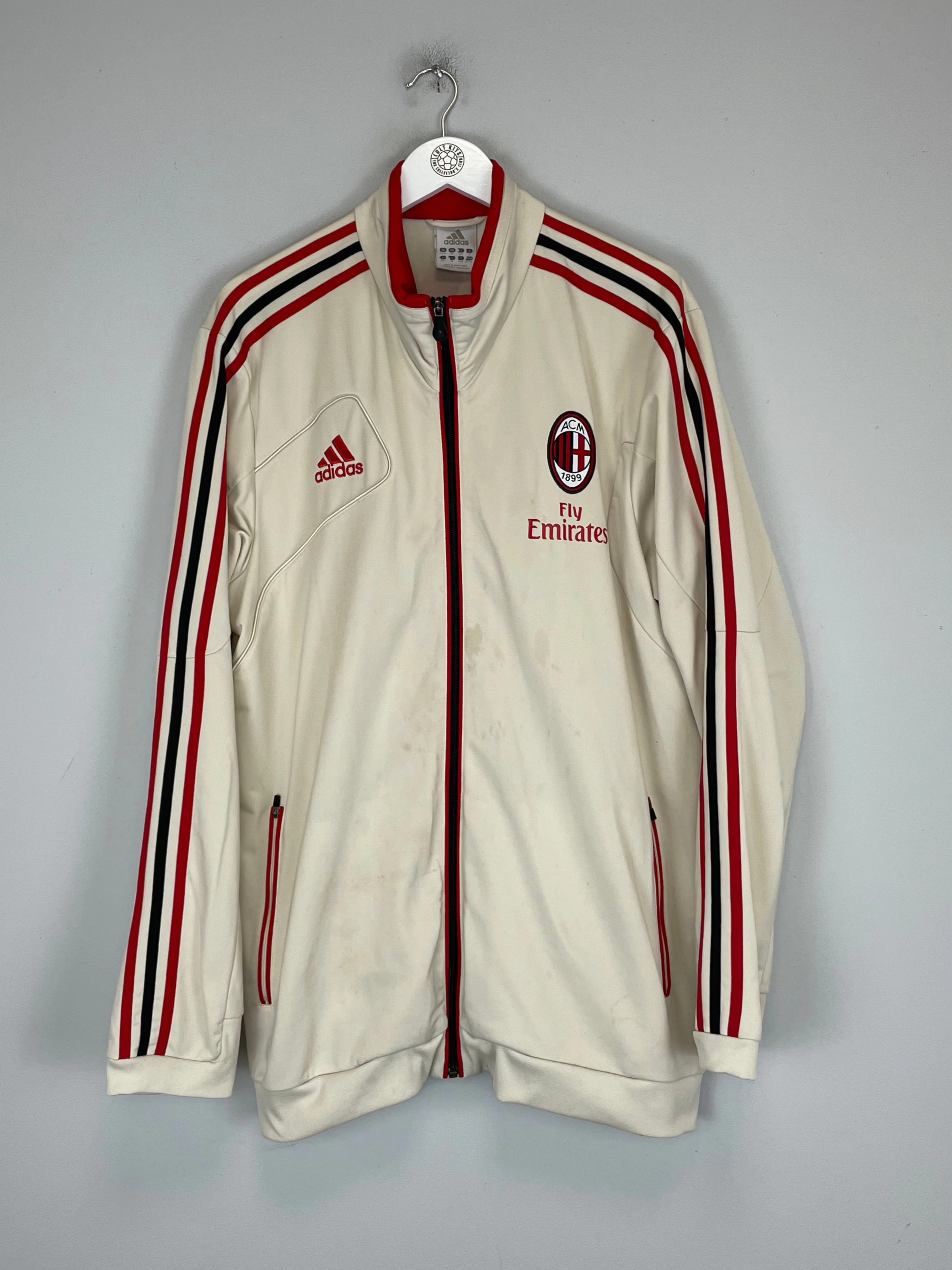 2012/13 AC MILAN TRACK JACKET (XL) ADIDAS Compression Zoned Panels ElasticWaistband