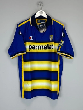 Anti Snag Fabric Street Motion 2003/04 PARMA *BNWT* 90 YEARS HOME SHIRT (XL) CHAMPION