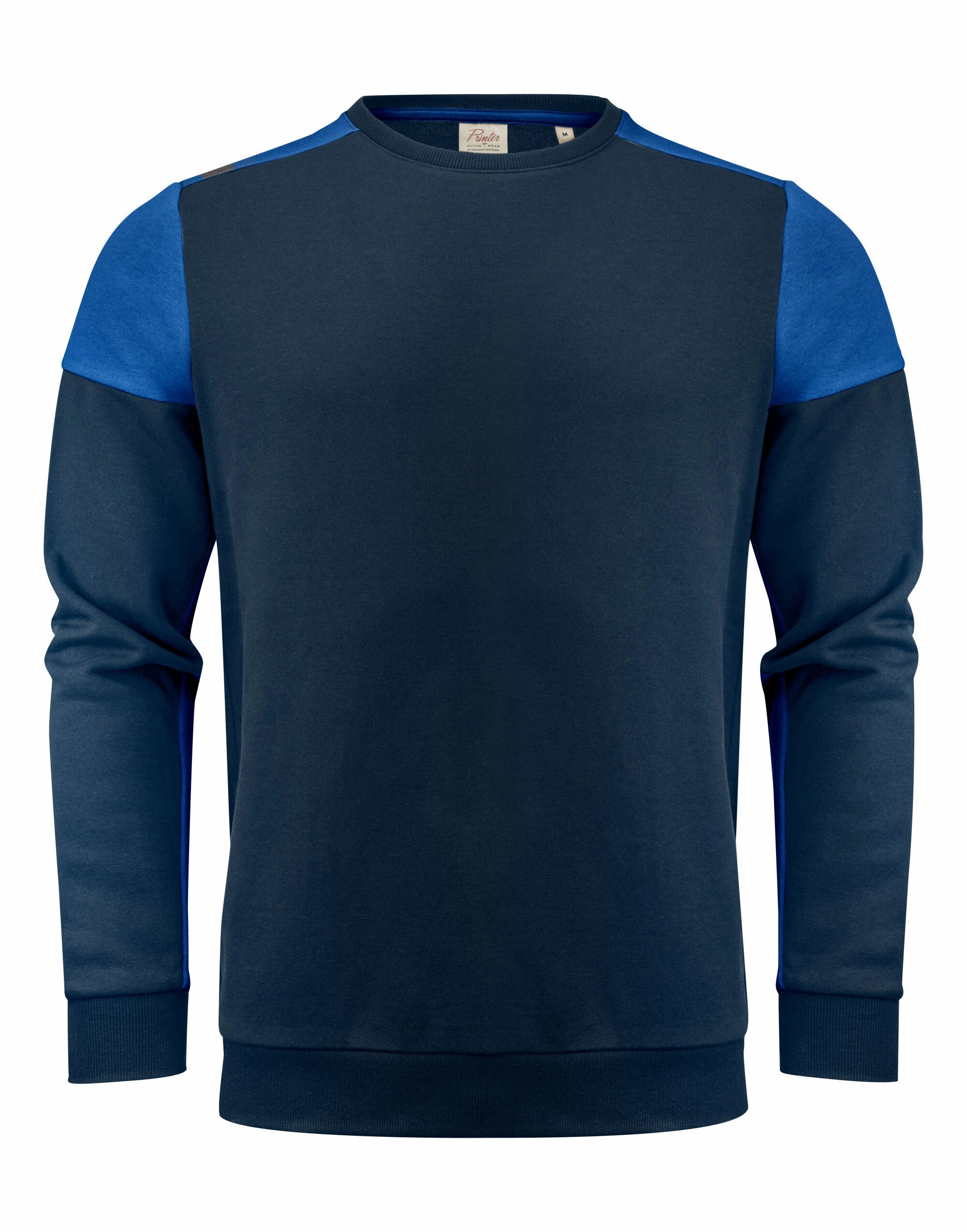 Two Tone Crewneck Sweatshirt | NAVY/COBALT Mid range Business Ready