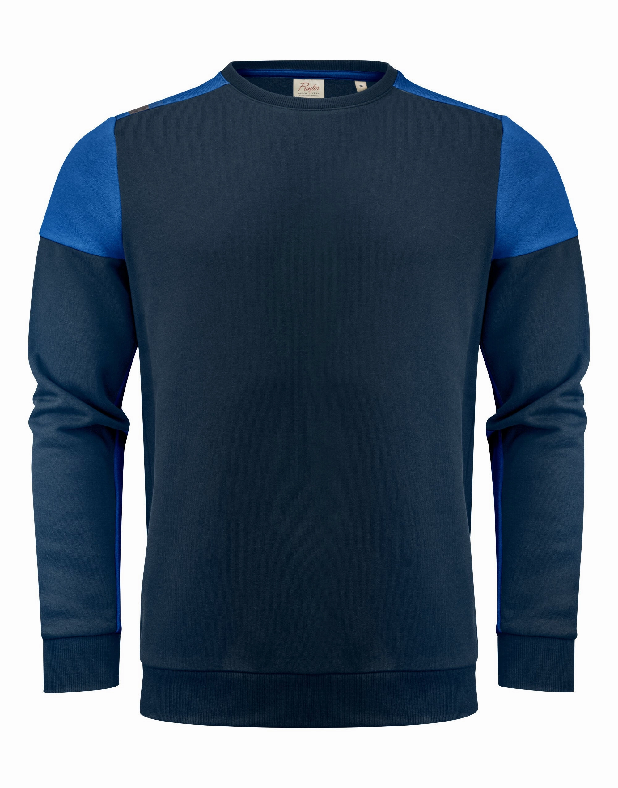 Two Tone Crewneck Sweatshirt | NAVY/COBALT product beach relaxation vibe