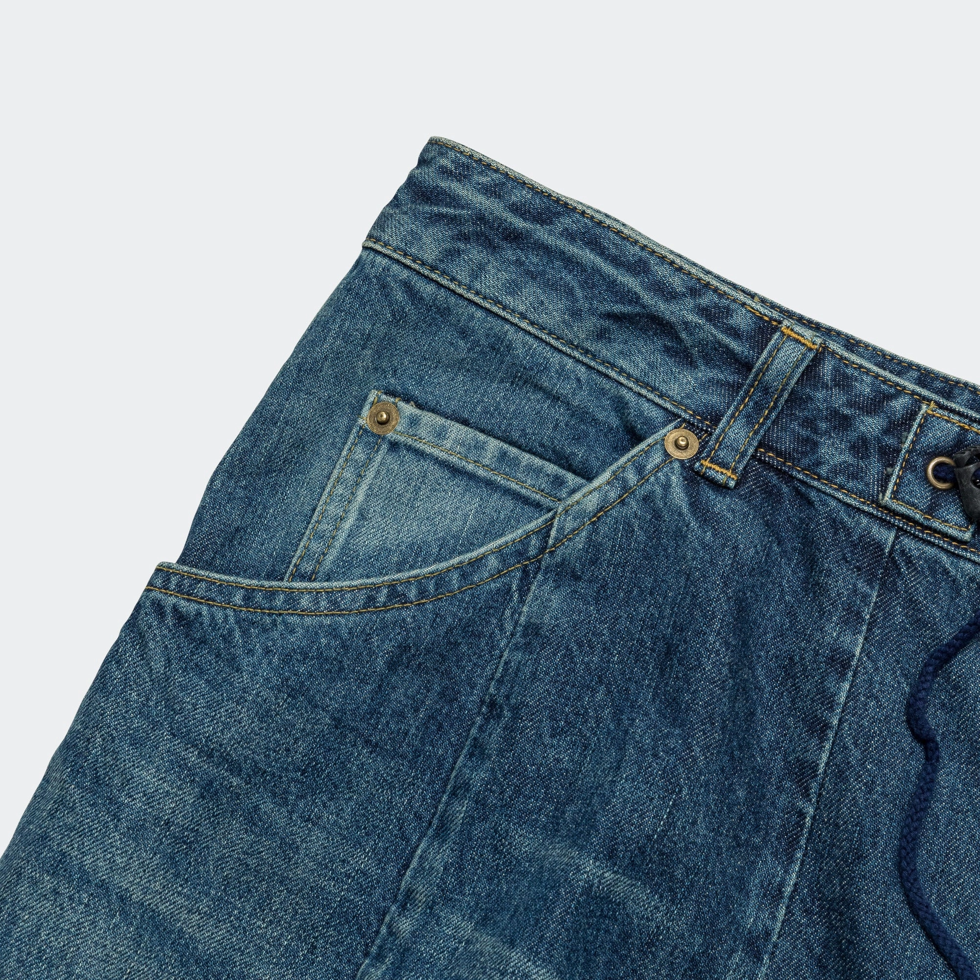 H.D. 12oz Denim Pant - Indigo Blackout fabric