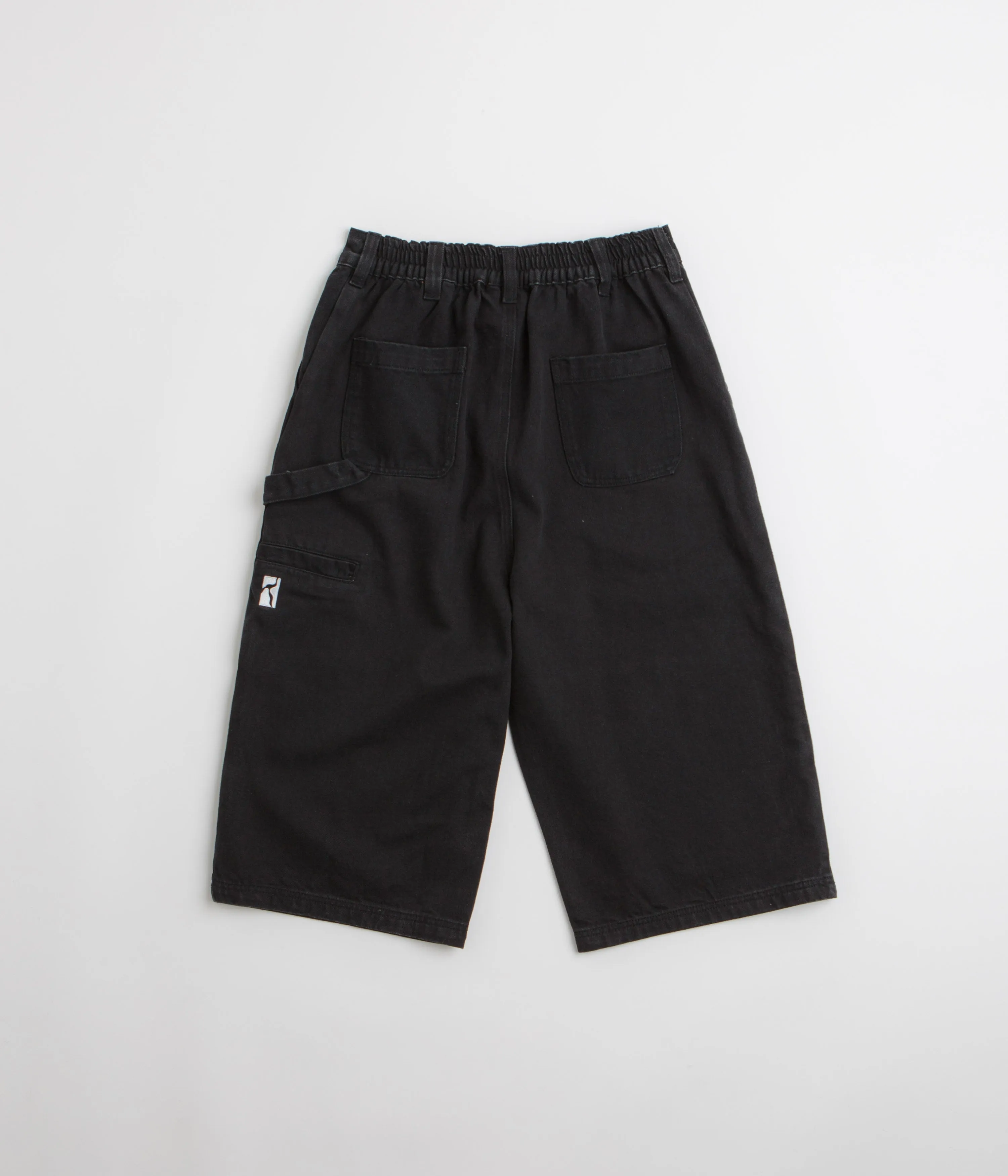 Poetic Collective Sculptor Shorts - Black Denim Functional Clothing