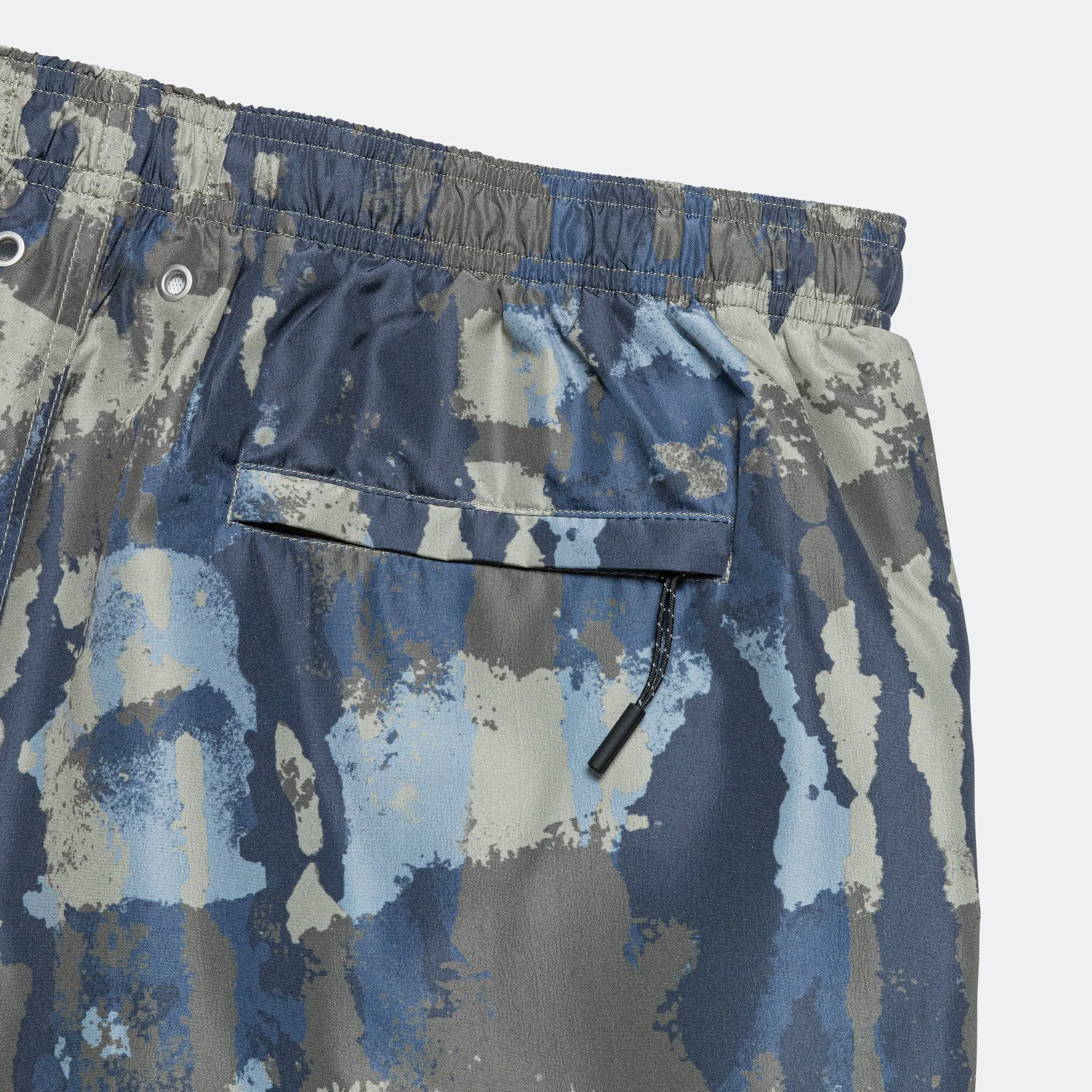 Flexible Material Ombre effect Hauge Printed Swimmers - Steel Blue