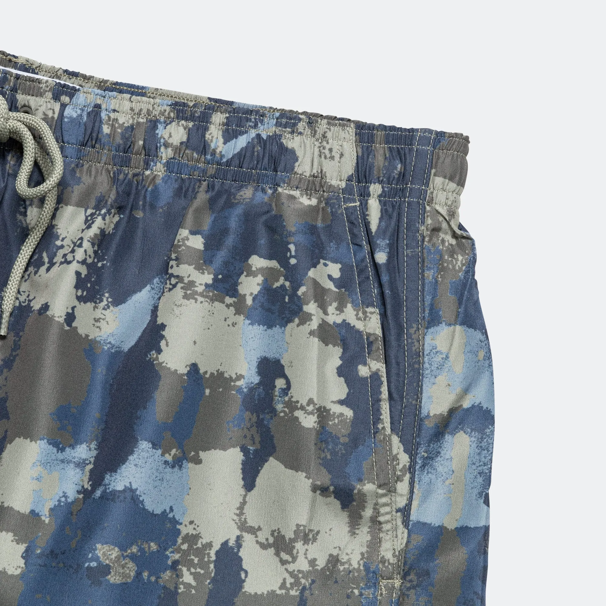 Hauge Printed Swimmers - Steel Blue Flexible Cut