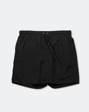 WrinkleFreeFabric Travel Essential Hauge Recycled Nylon Swimmers - Black