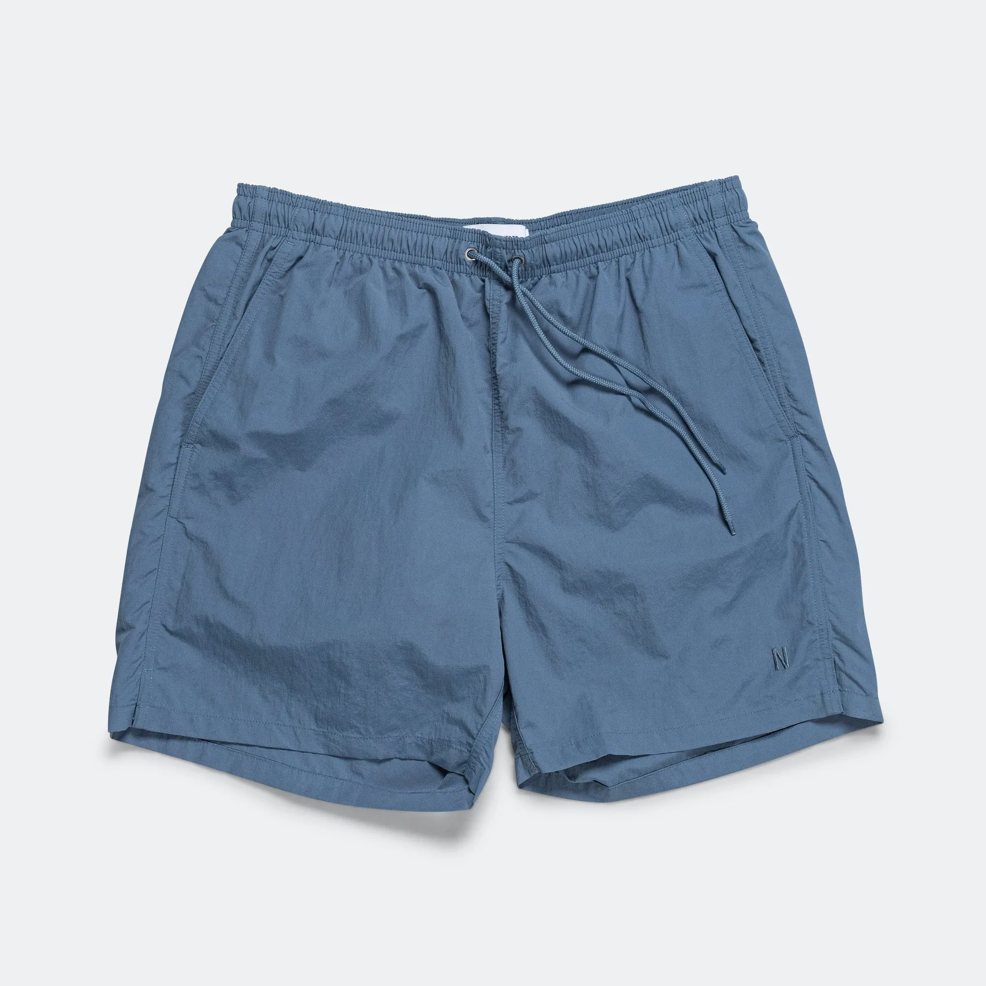 Hauge Recycled Nylon Swimmers - Fog Blue Active Lifestyle rayon fabric