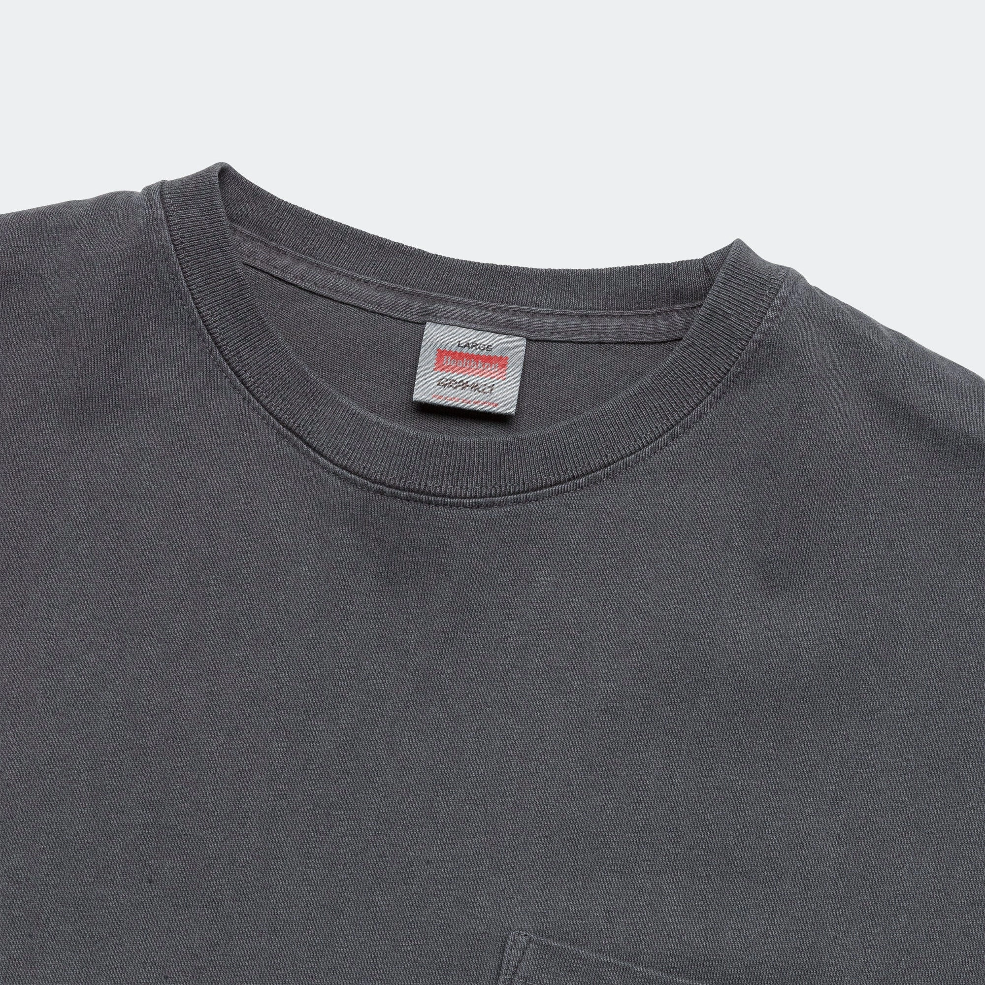 Healthknit SS Pocket Tee - Pigment Black Sporty Top Kids playfulness