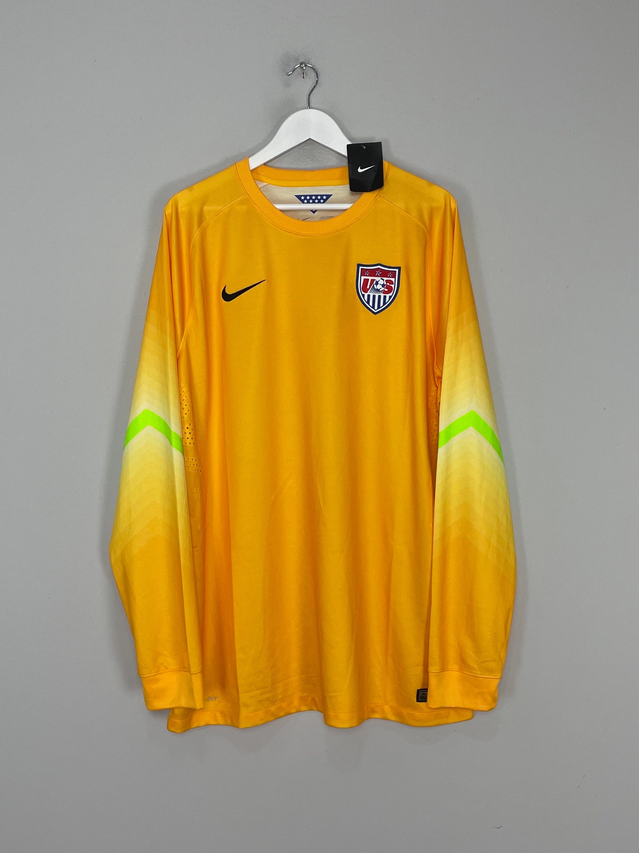Vapor Control Weave 2014/15 USA *BNWT* PLAYER ISSUE GK SHIRT (XXL) NIKE