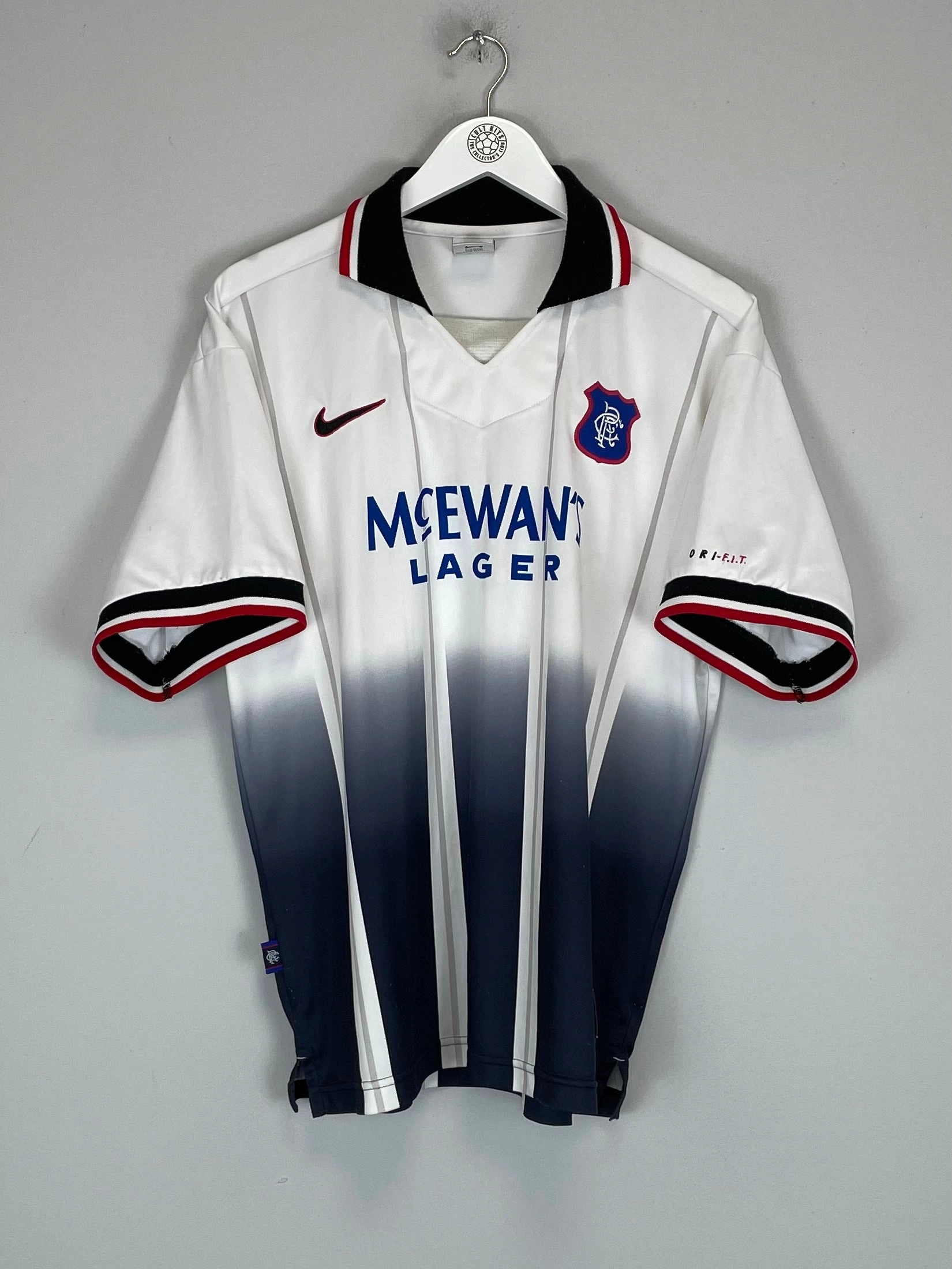 1997/99 RANGERS AWAY SHIRT (L) NIKE Seamless construction