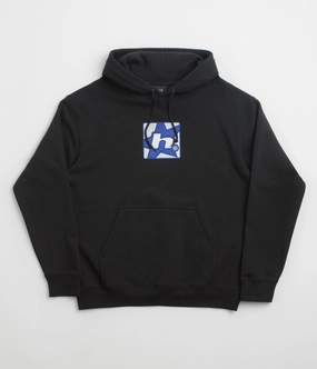 Drawcord Hem Prairie dog like HUF H Star Hoodie - Black
