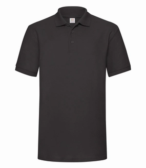 Snap Button Closure Stretch Fabric Construction Heavy 65/35 Polo | BLACK