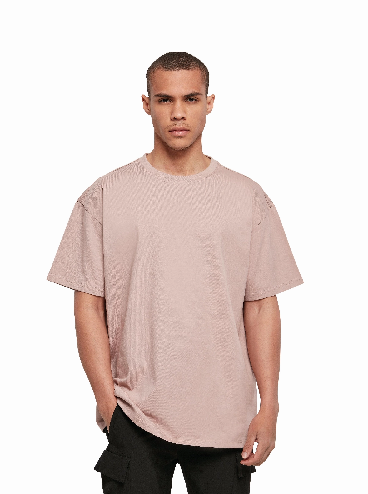 Travel Friendly Essential Clothing Heavy Oversized Tee | BLACK