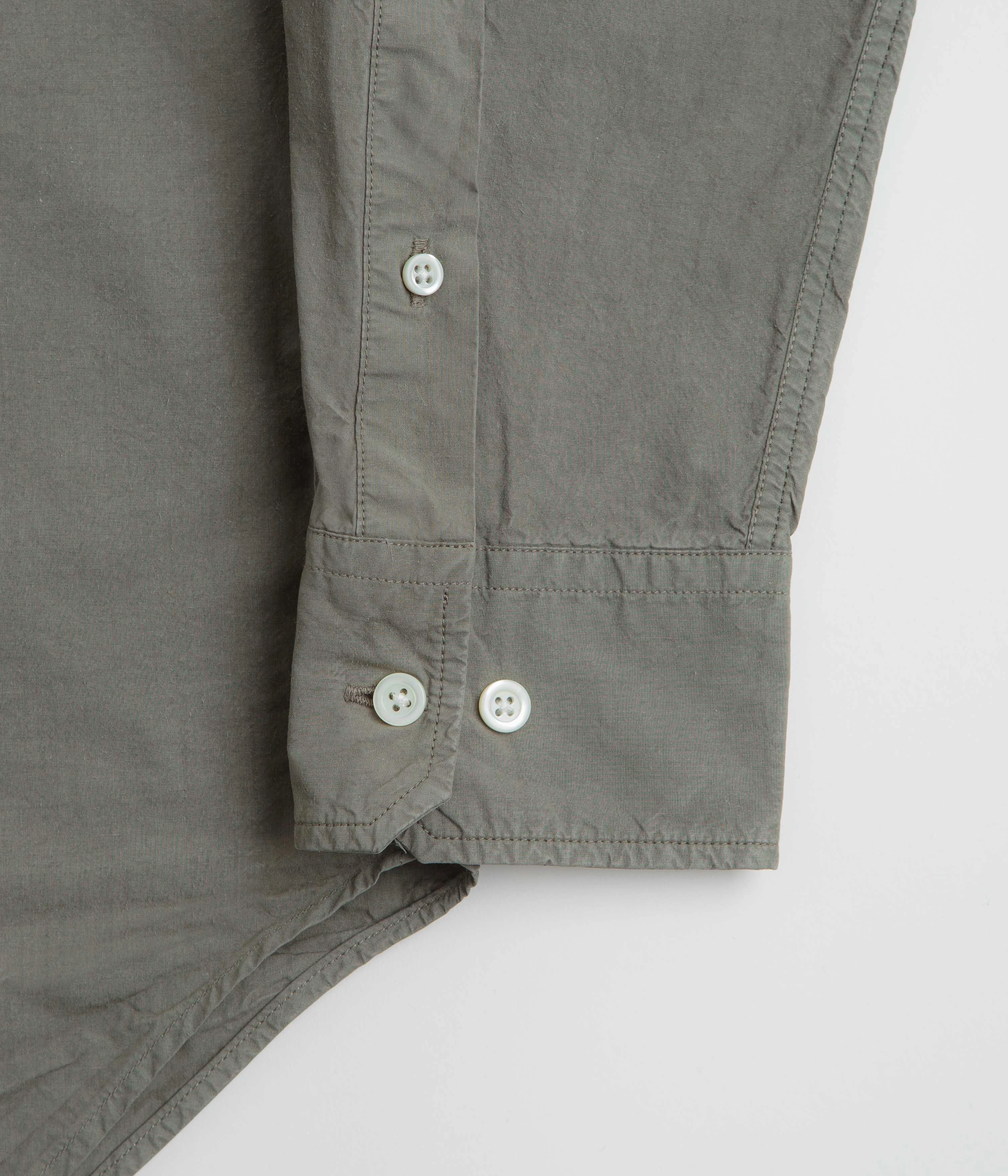 Stretch Material Durable Fabric Norse Projects Mo Cotton Tencel Shirt - Mid Khaki