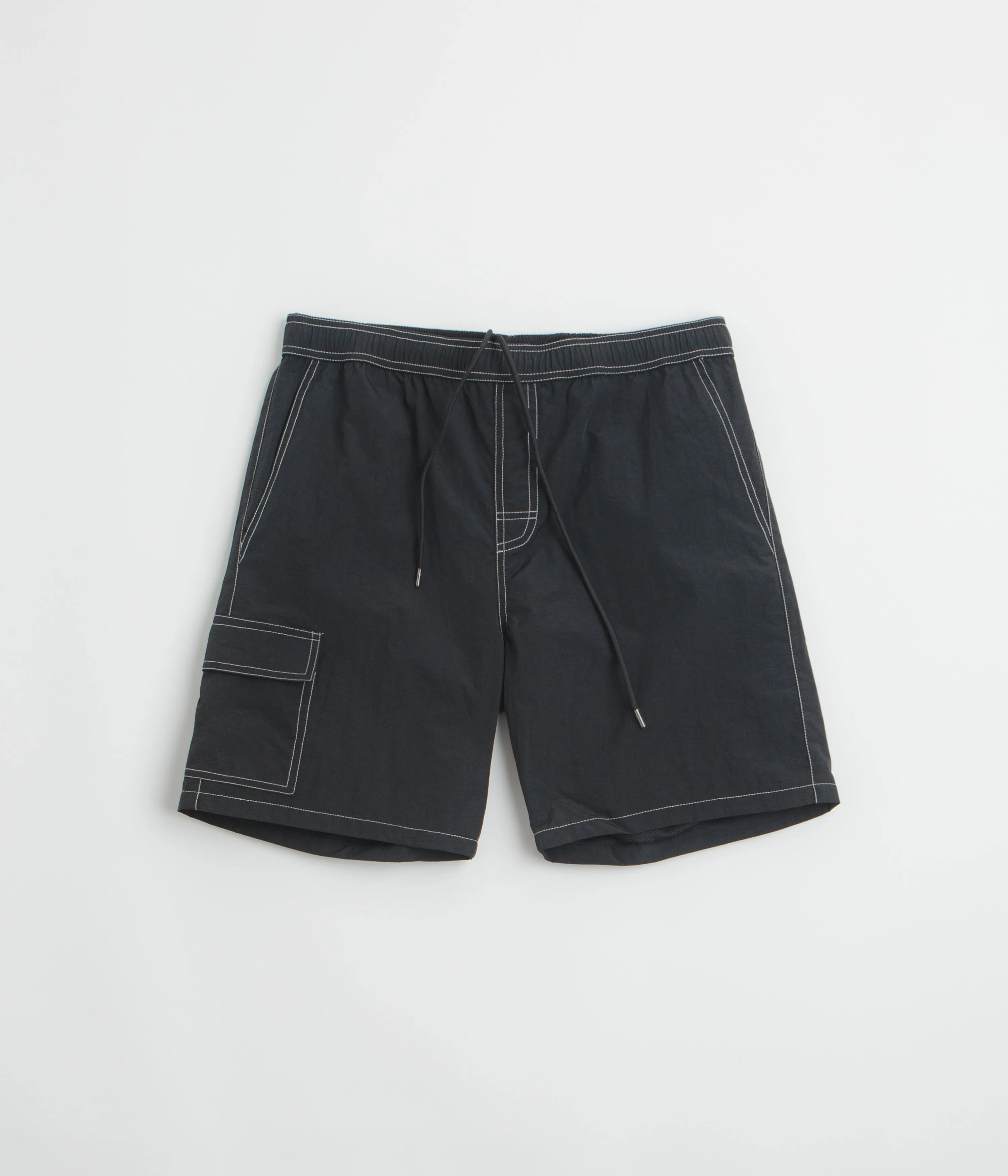 Helas Bad Shorts - Black DoubleStitchedSeams Unique Pattern