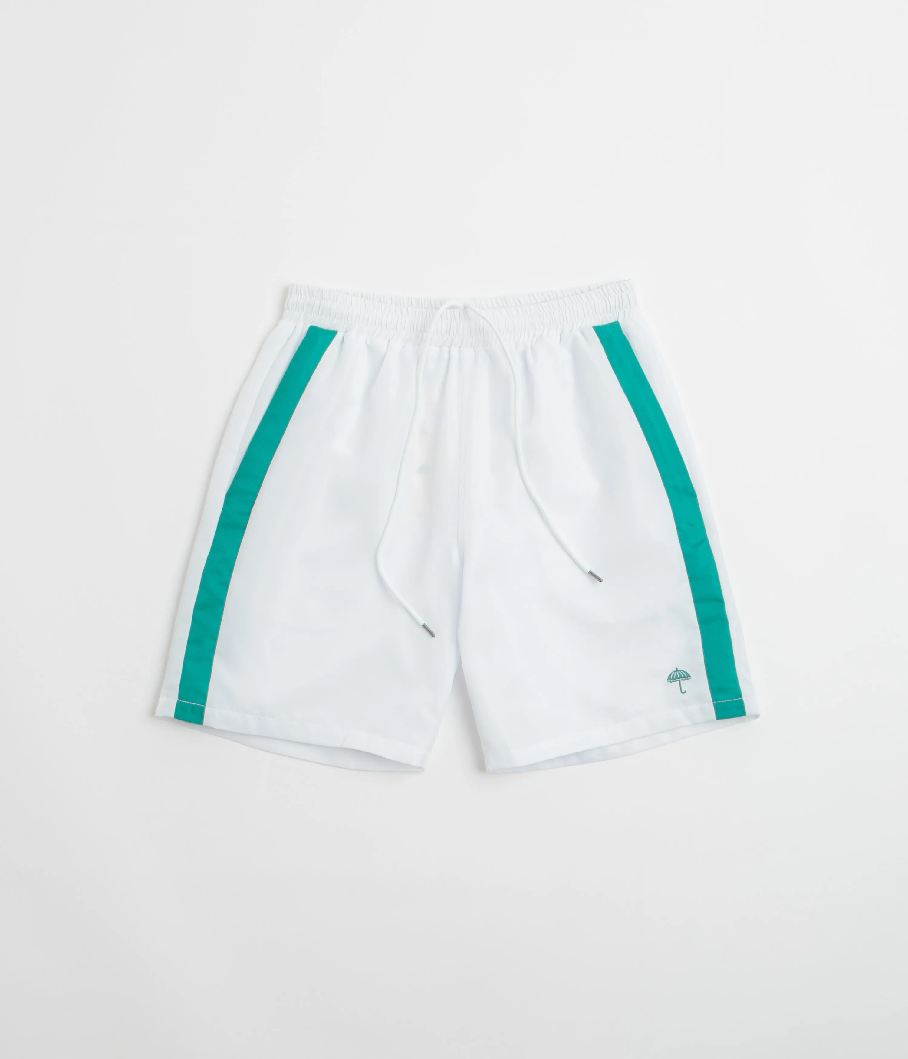 Helas Facile Sport Shorts - White Soft Elastic poolside gear